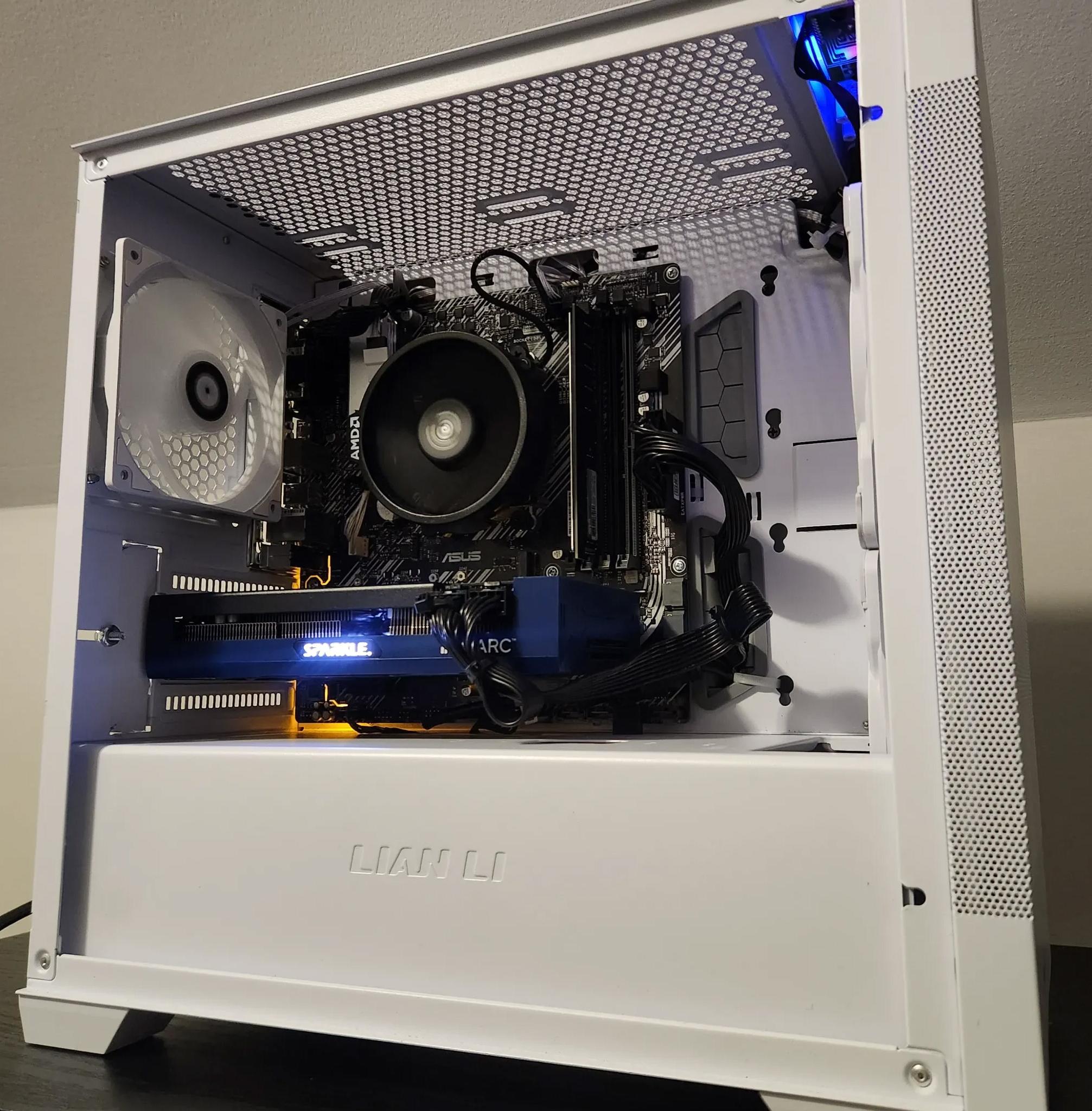 Built for Great 1080p Gaming: Ryzen 5 & Intel Arc A750! Xtra 1TB storage