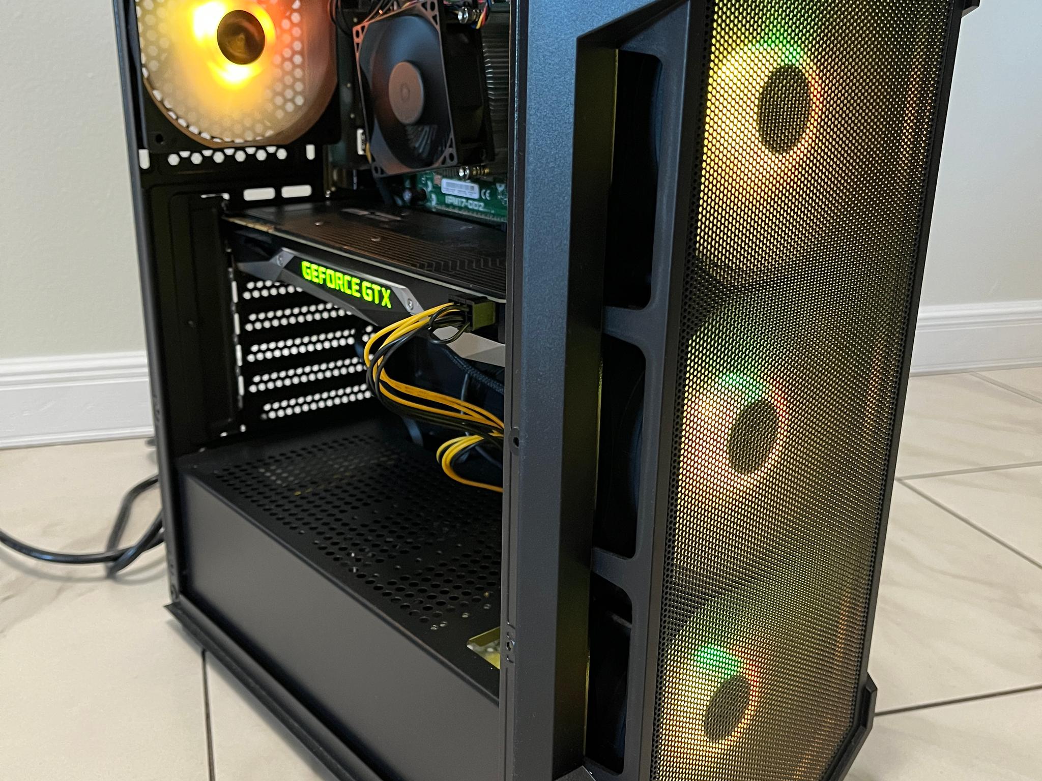 NVIDIA GTX 1080, Intel i7-6700, 12GB RAM, 870 GB Storage, High FPS Gaming PC w/ Wi-Fi + Bluetooth