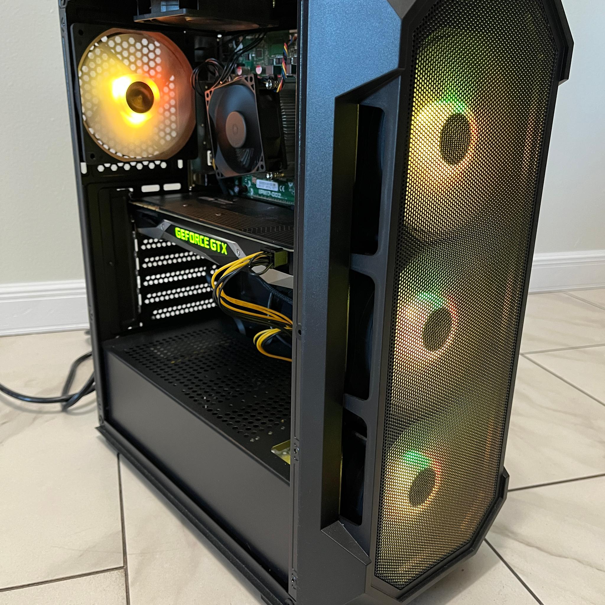 NVIDIA GTX 1080, Intel i7-6700, 12GB RAM, 870 GB Storage, High FPS Gaming PC w/ Wi-Fi + Bluetooth