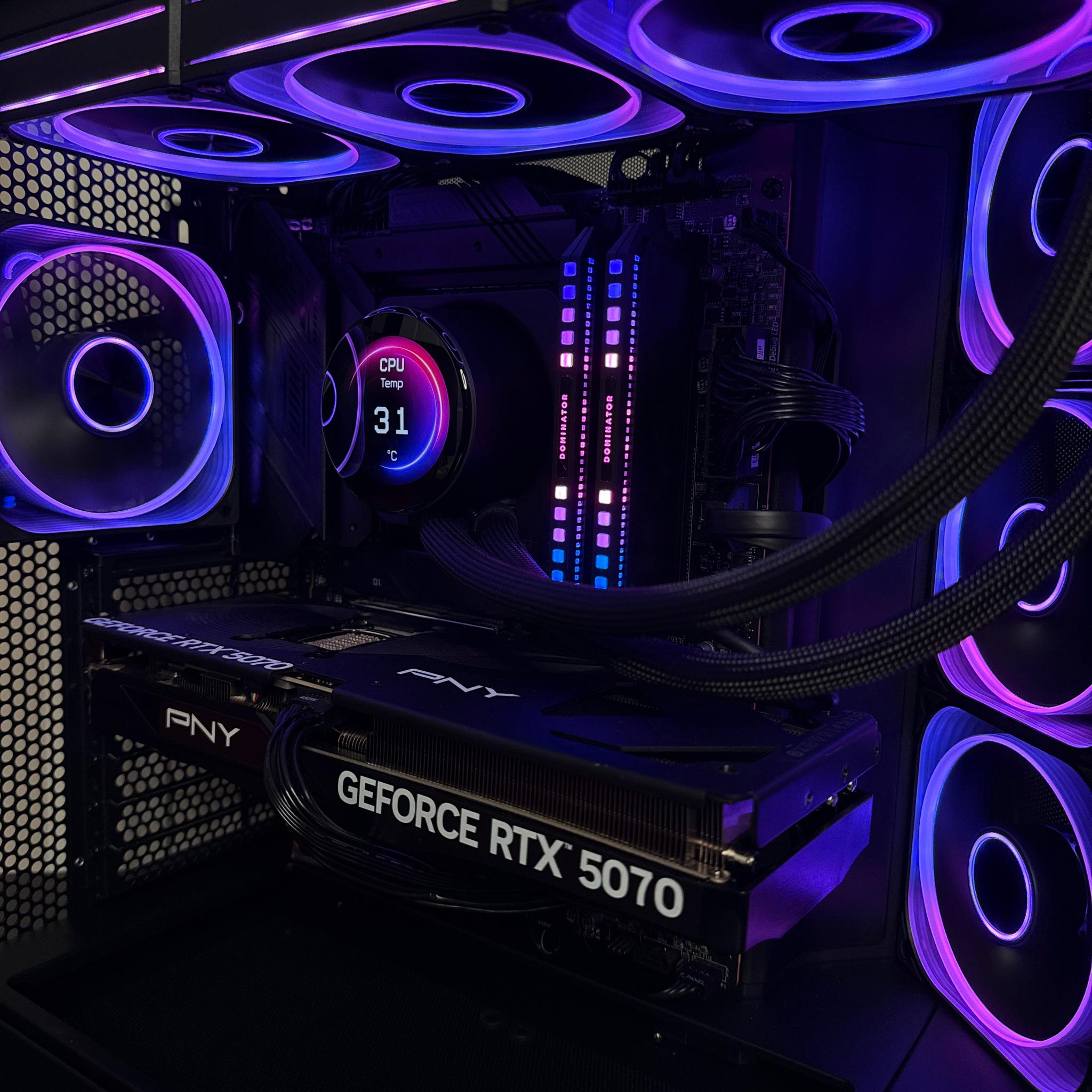 ✨💜 AORURA | RTX 5070 + i9-14900KF | 32GB RAM | 2TB Gen4 NVMe — Ultra High-End Gaming PC