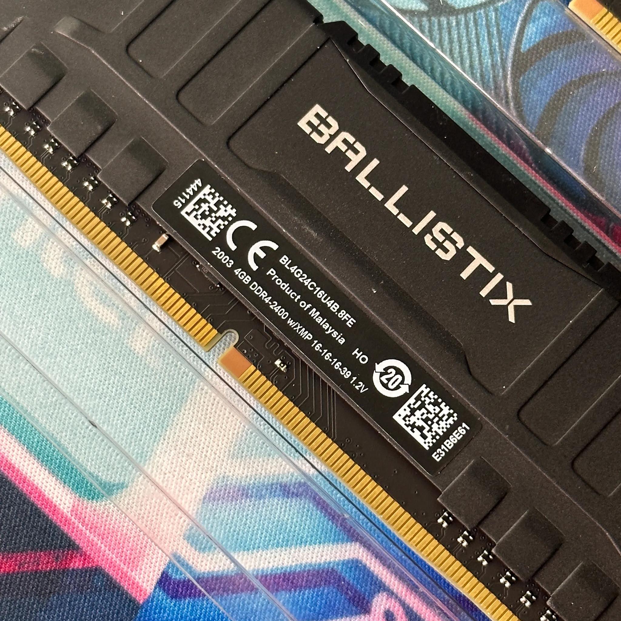 Crucial Ballistix 2x4GB DDR4 CL-16-16-16-39 RAM