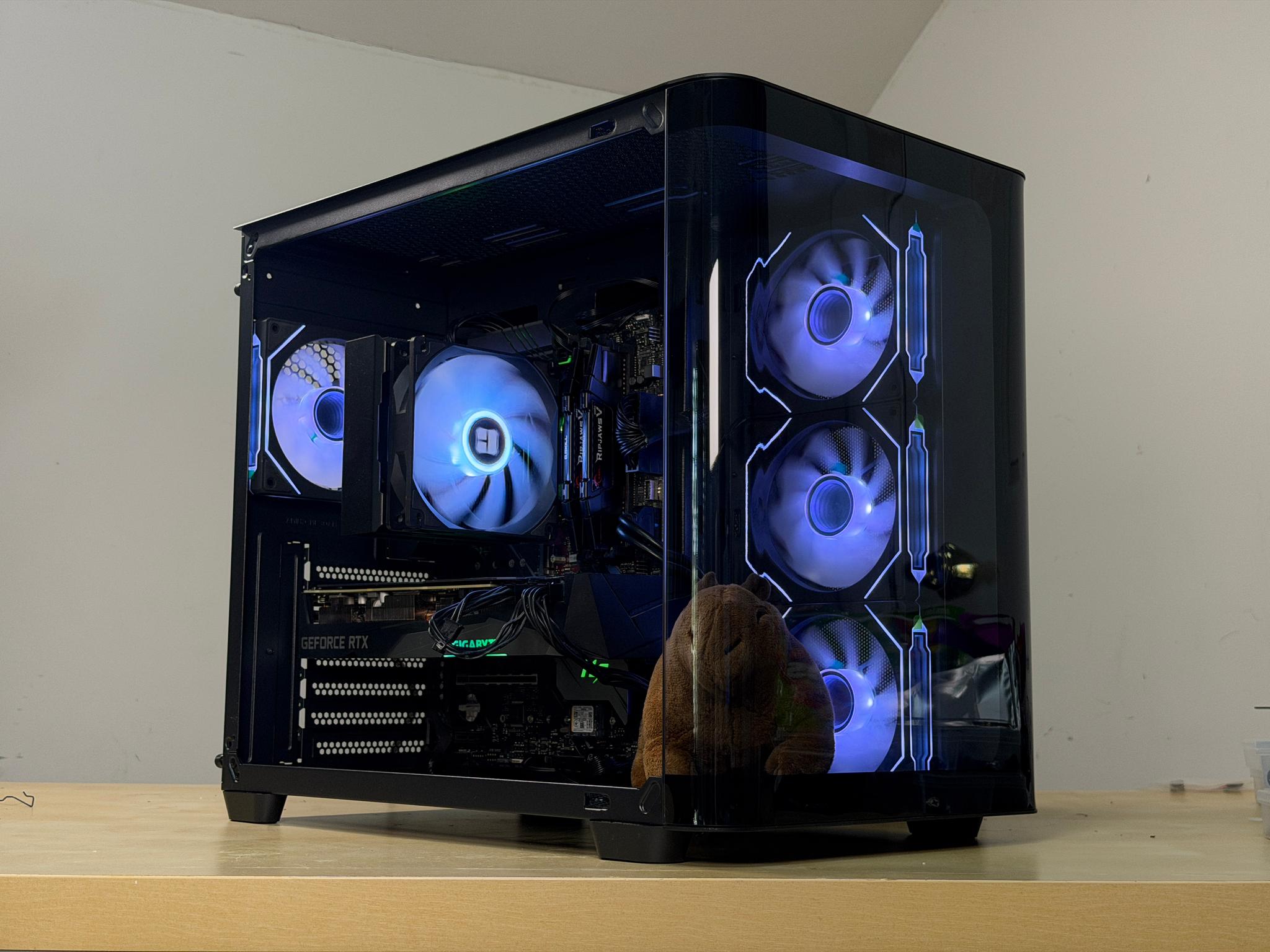 🖤♠️ 1440p Black Gaming PC ♠️🖤 RTX 3070 | Ryzen 5 5500 | 16gb RAM | 500gb NVME SSD | Wifi + BT