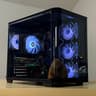 🖤♠️ 1440p Black Gaming PC ♠️🖤 RTX 3070 | Ryzen 5 5500 | 16gb RAM | 500gb NVME SSD | Wifi + BT