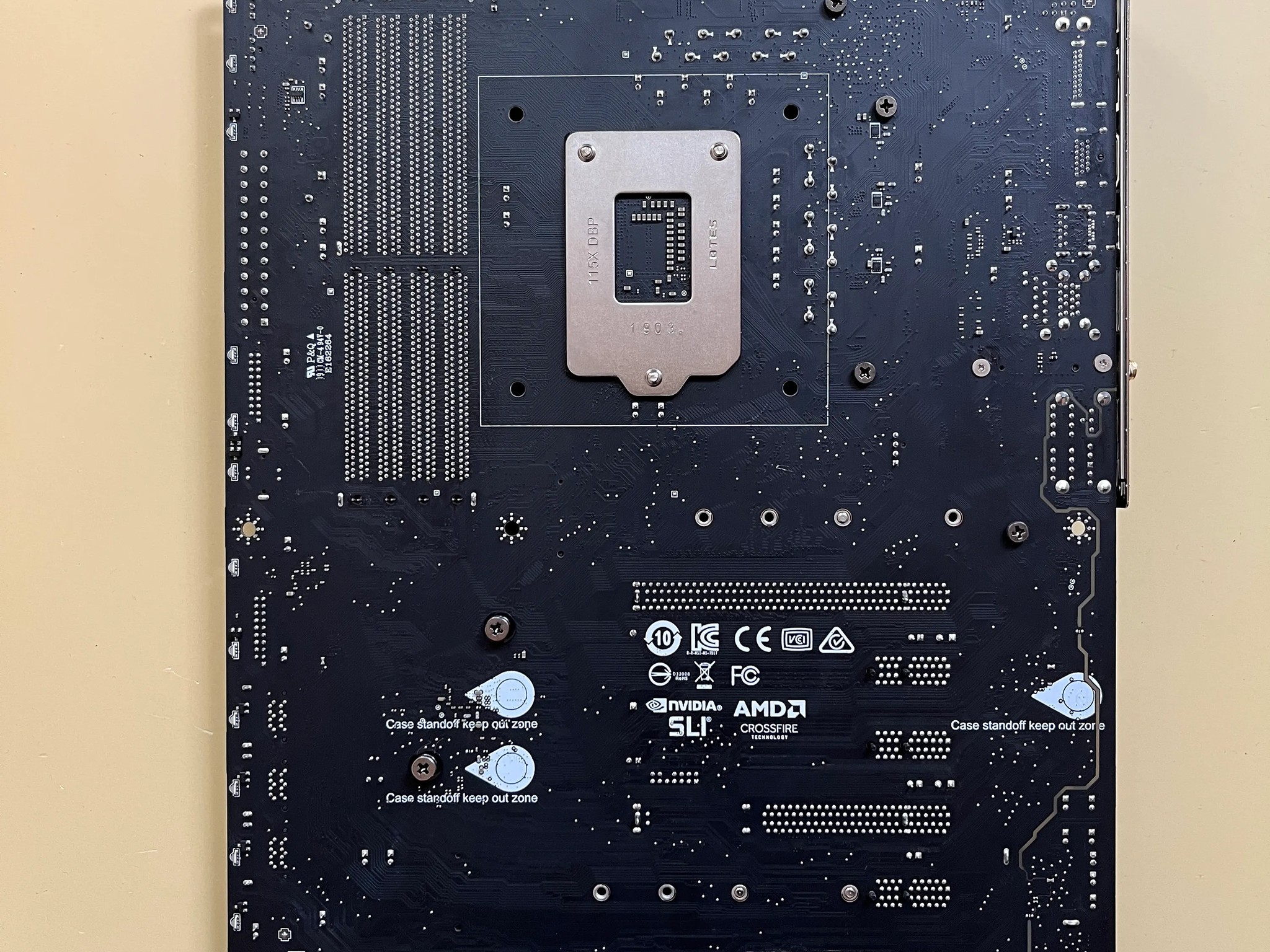 MSI MPG Z390 GAMING PRO CARBON motherboard w/ i3-9100F CPU