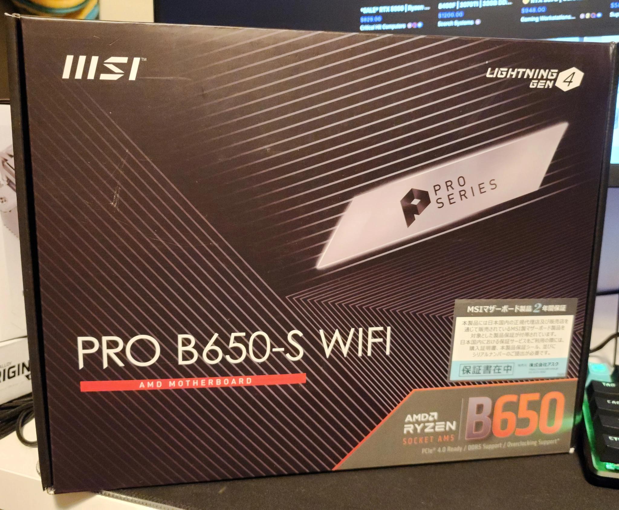 MSI Pro B650-S WiFi Motherboard