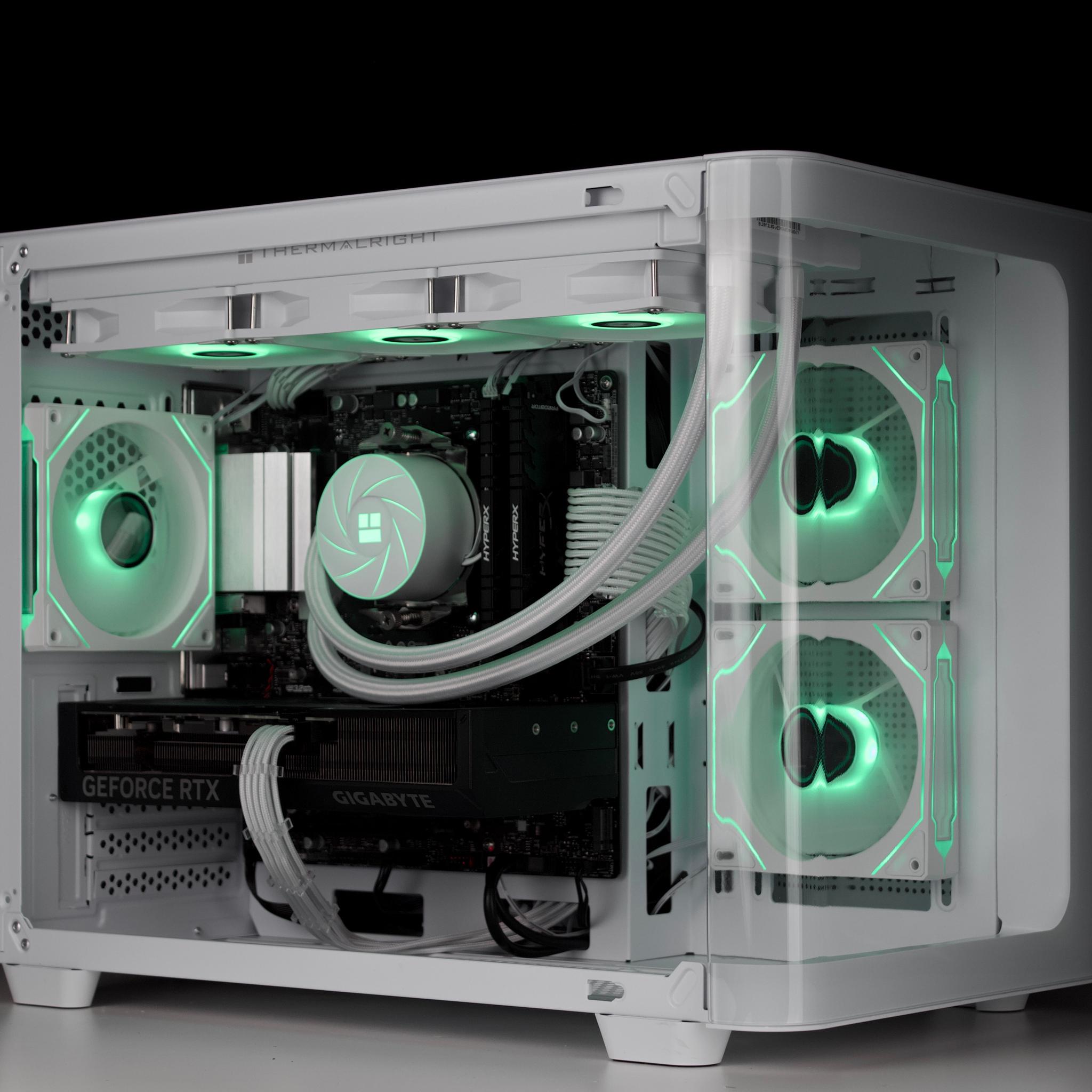 ❄️🧊💎- Whiteout 1440P Gaming PC | RTX 4070, Ryzen 7 5700X, 32GB RAM, 1TB SSD ❄️🧊💎