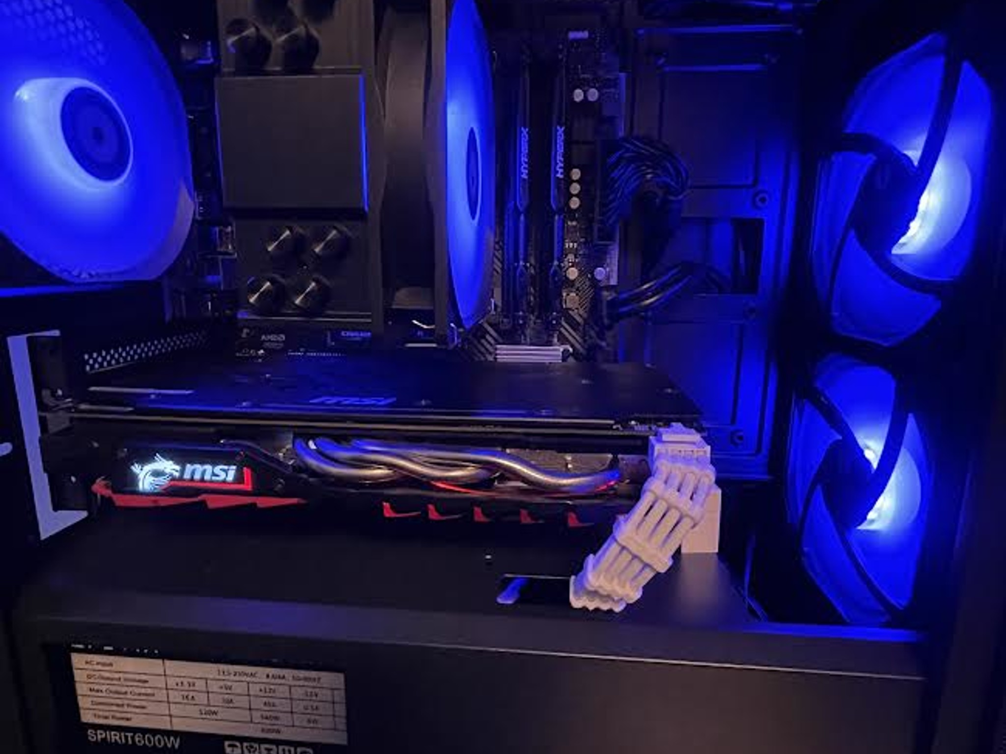 Rgb gaming pc ryzen 5 and RX 580