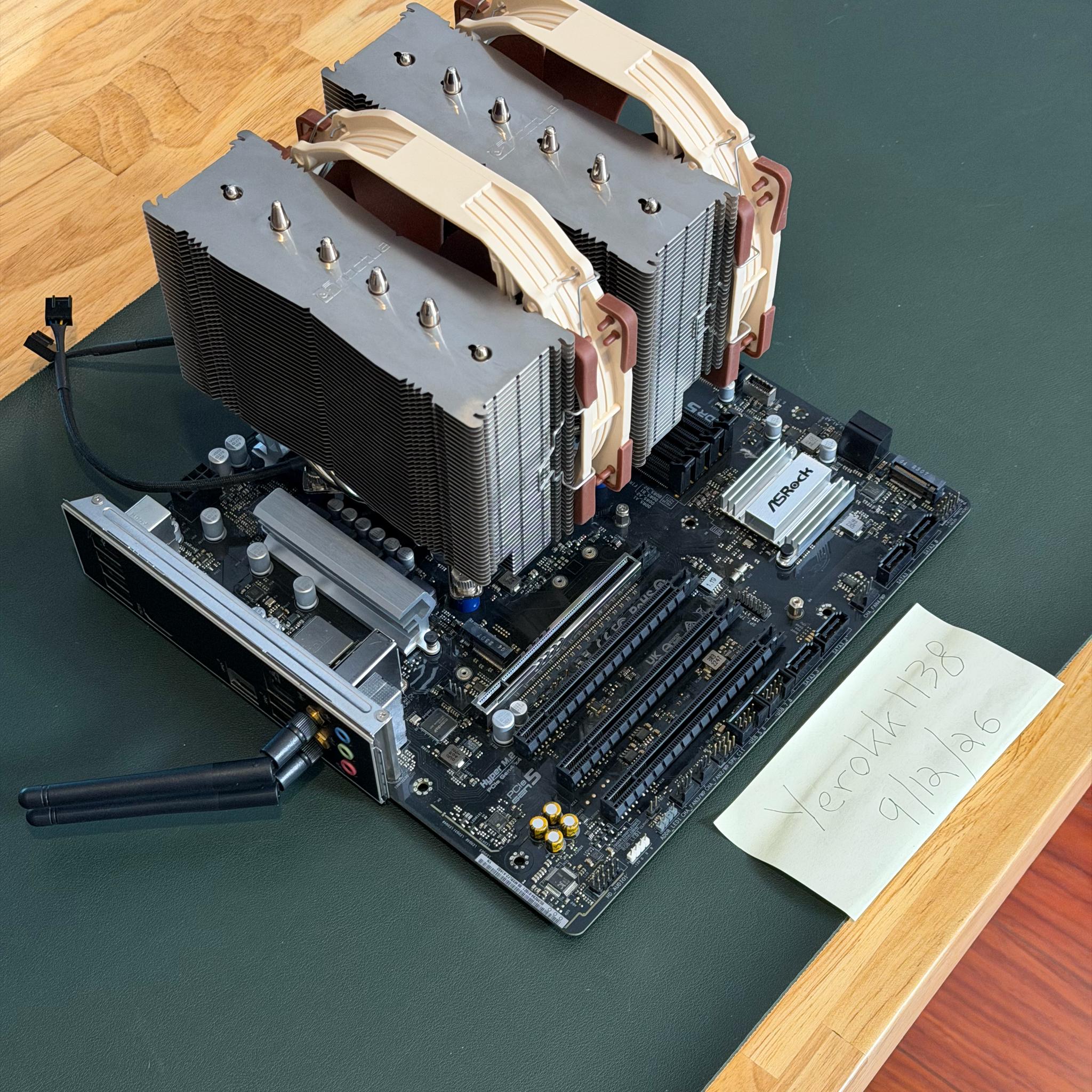 Intel i7-13700F + ASRock B760M-C + Noctua NH-D15 Combo Bundle (Like New / <300 Hours)