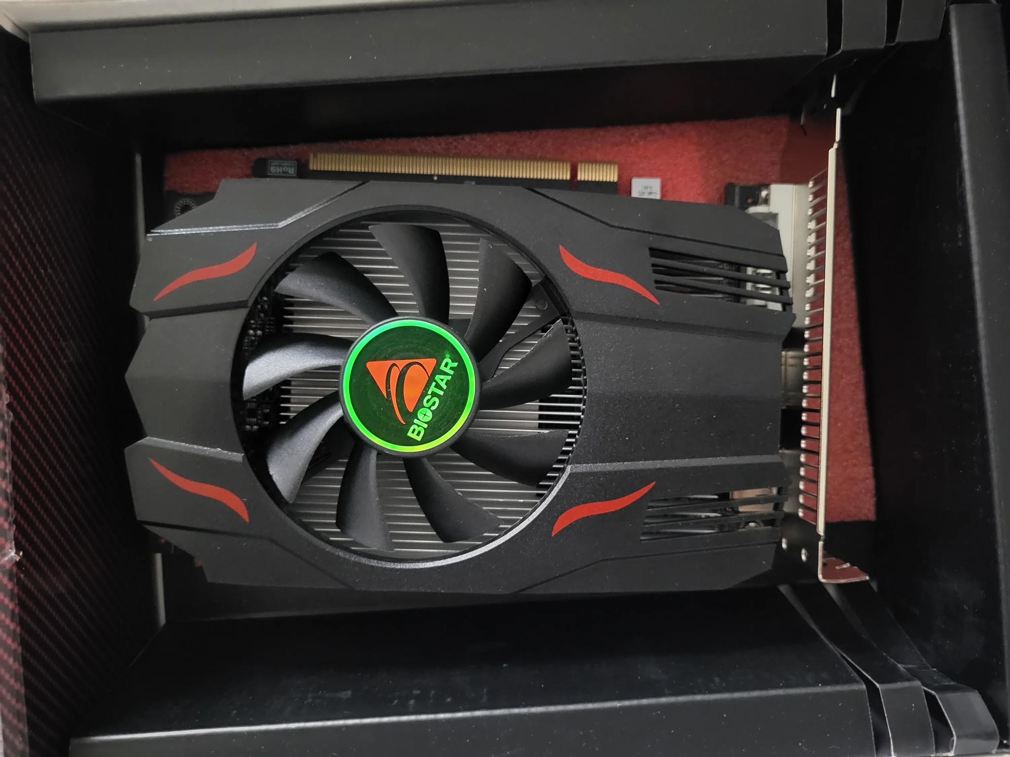 BioStar RX550 4GB 128bit DDR5