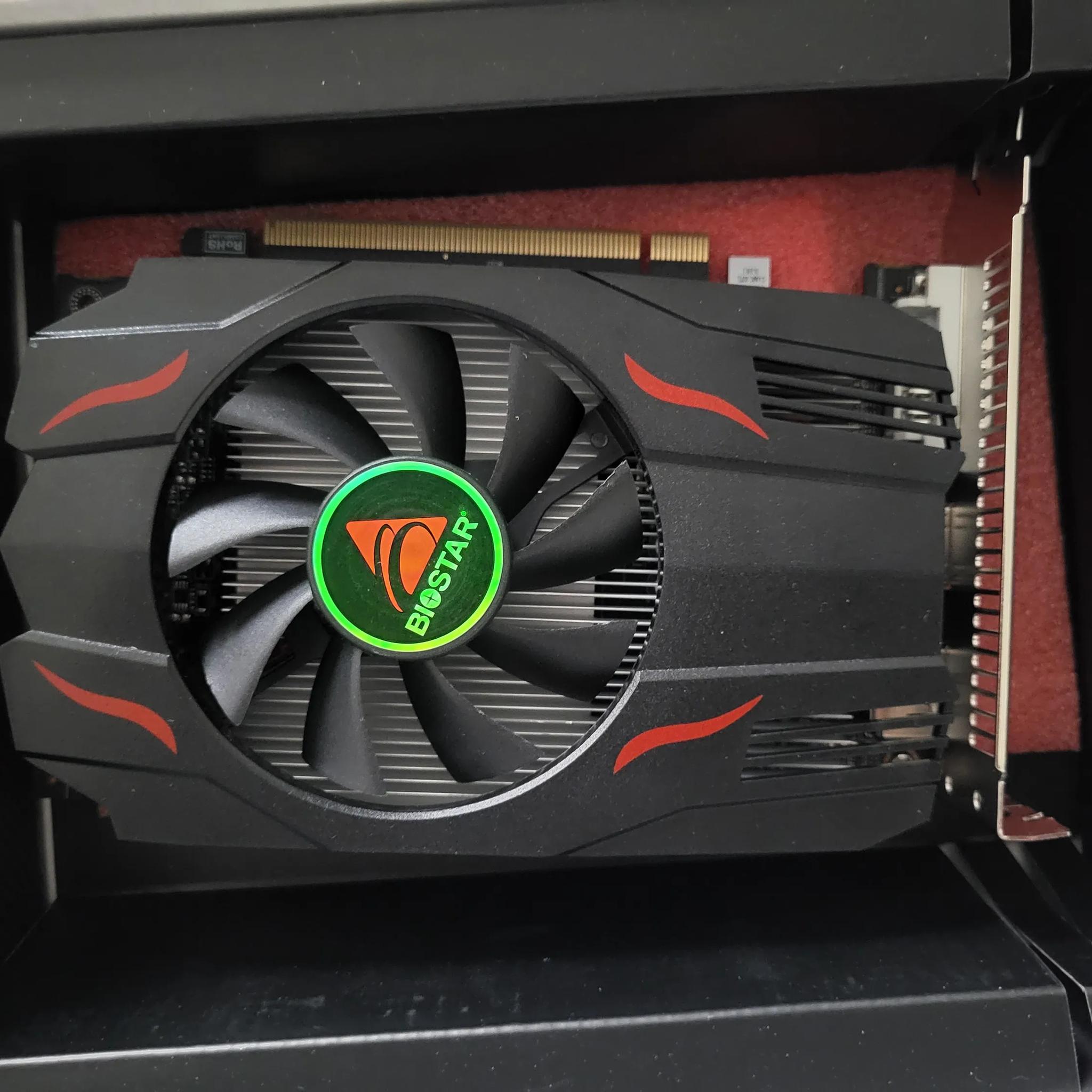 BioStar RX550 4GB 128bit DDR5