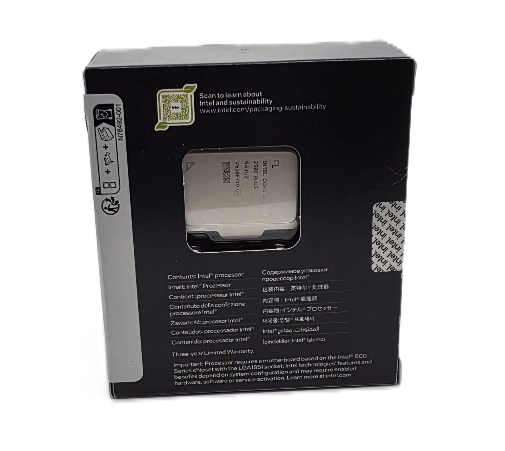 Intel Core Ultra 5 250K Plus CPU NEW SEALED