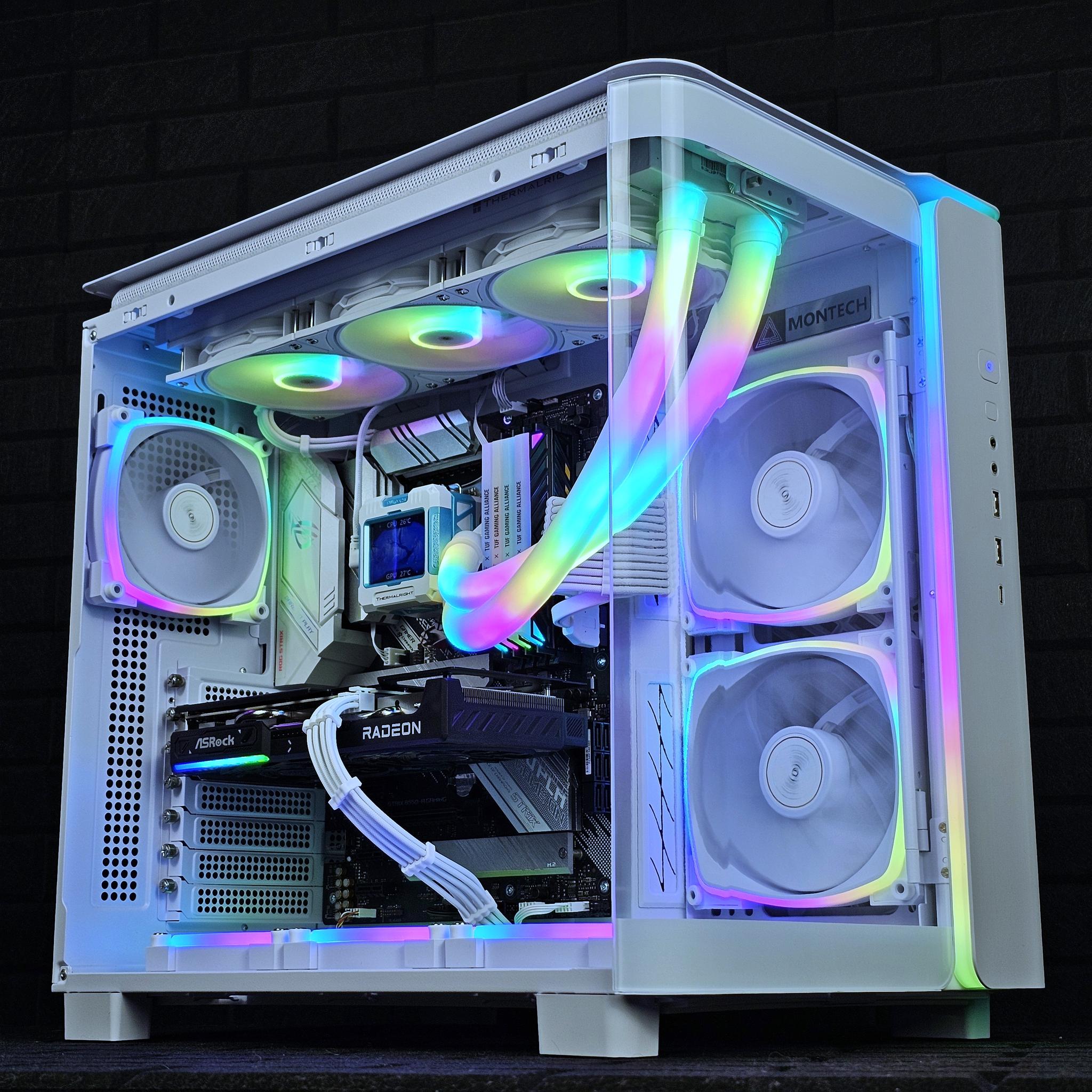 ☃️ AMD 9060XT 16GB • Ryzen 9 • 32GB RAM • 2TB Storage • Plug n' Play Gaming PC