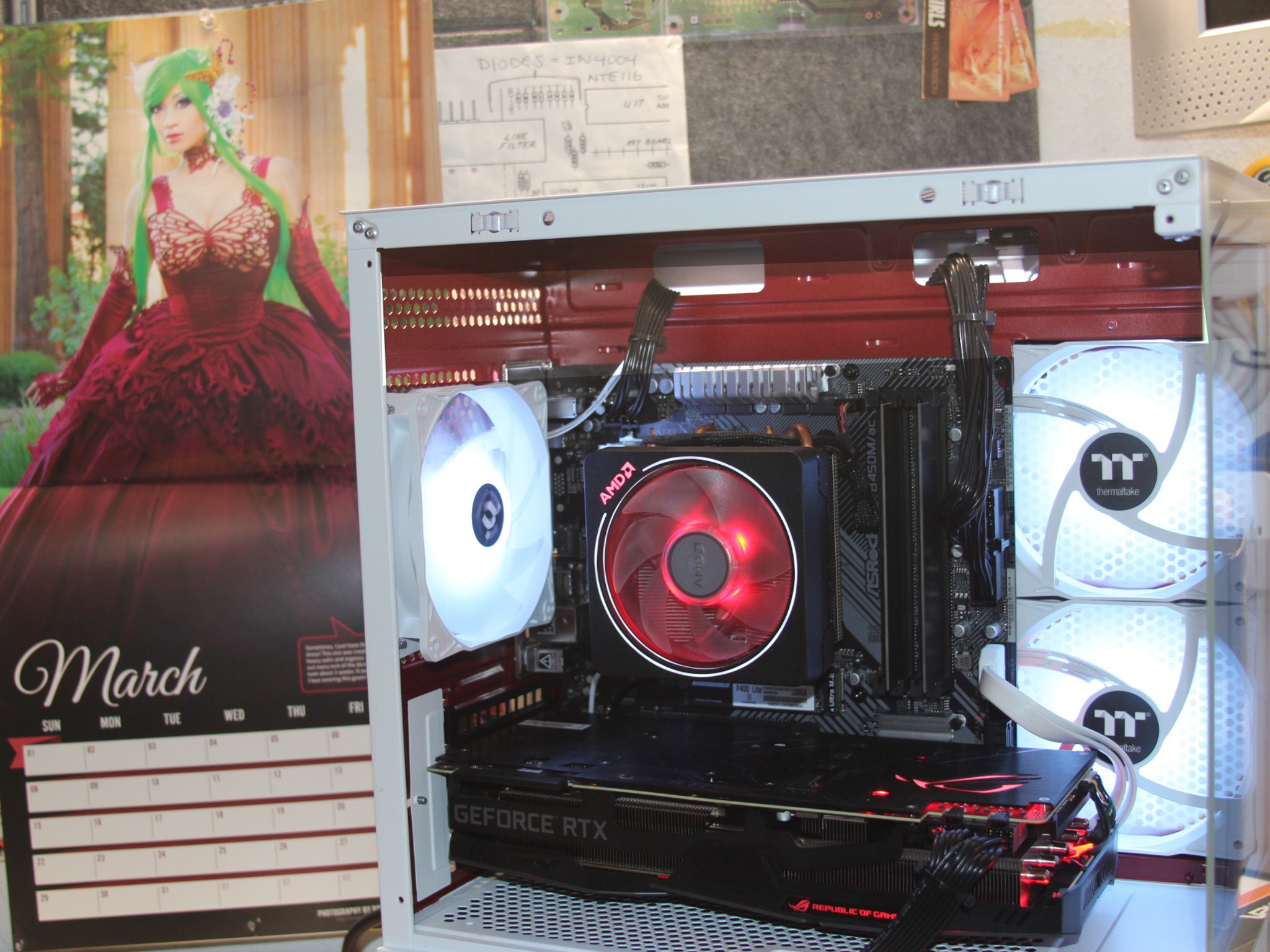 Red Velvet Edition – Custom Gaming PC | RTX 2070 Super | Ryzen 7 2700X | 2TB Storage | 16GB DDR4 |