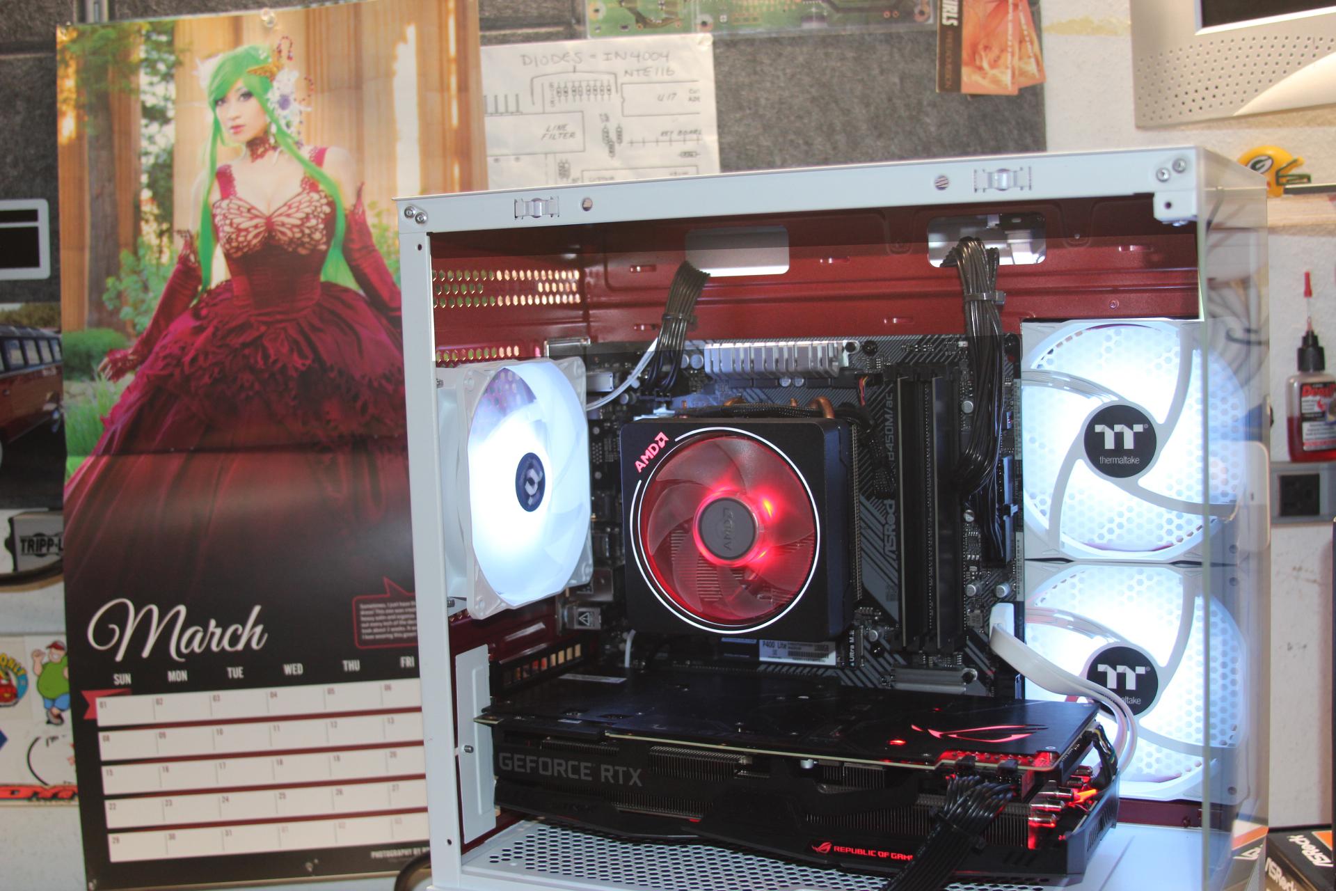 Red Velvet Edition – Custom Gaming PC | RTX 2070 Super | Ryzen 7 2700X | 2TB Storage | 16GB DDR4 |