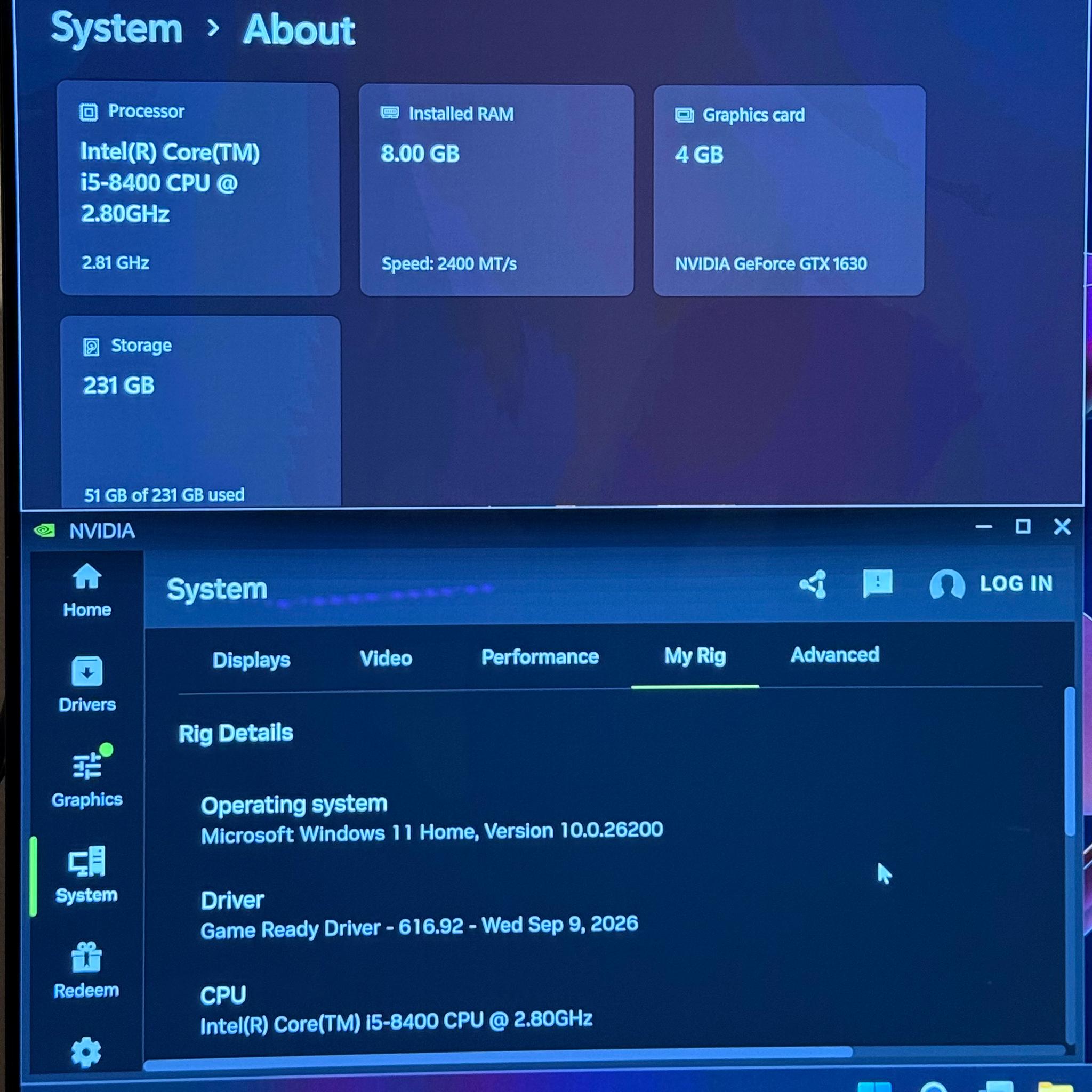 GeForce GTX 1630 Custom Gaming PC - Core i5-8400