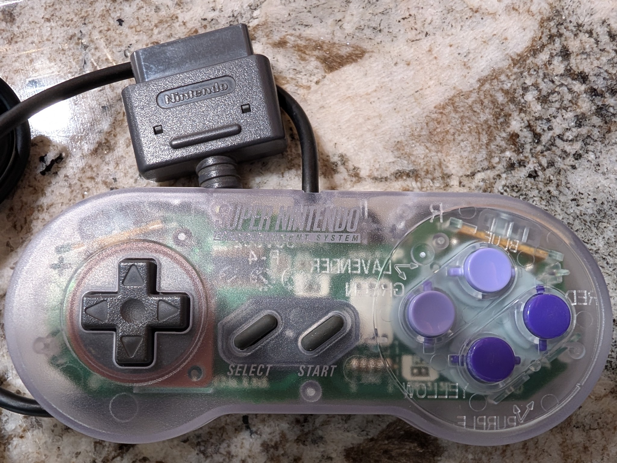 Super Nintendo SNES 1CHIP-01 Console, SMW Game, Controller, OEM AC/AV Bundle