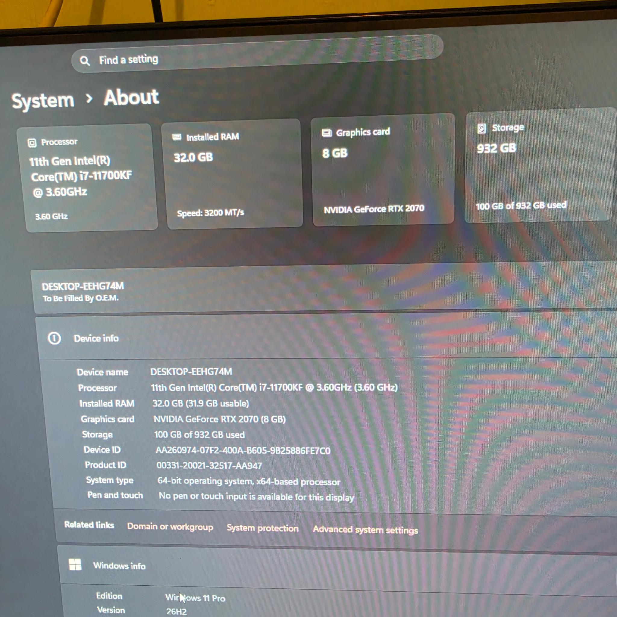 GeForce RTX 2070 Custom Gaming PC - Core i7-11700KF