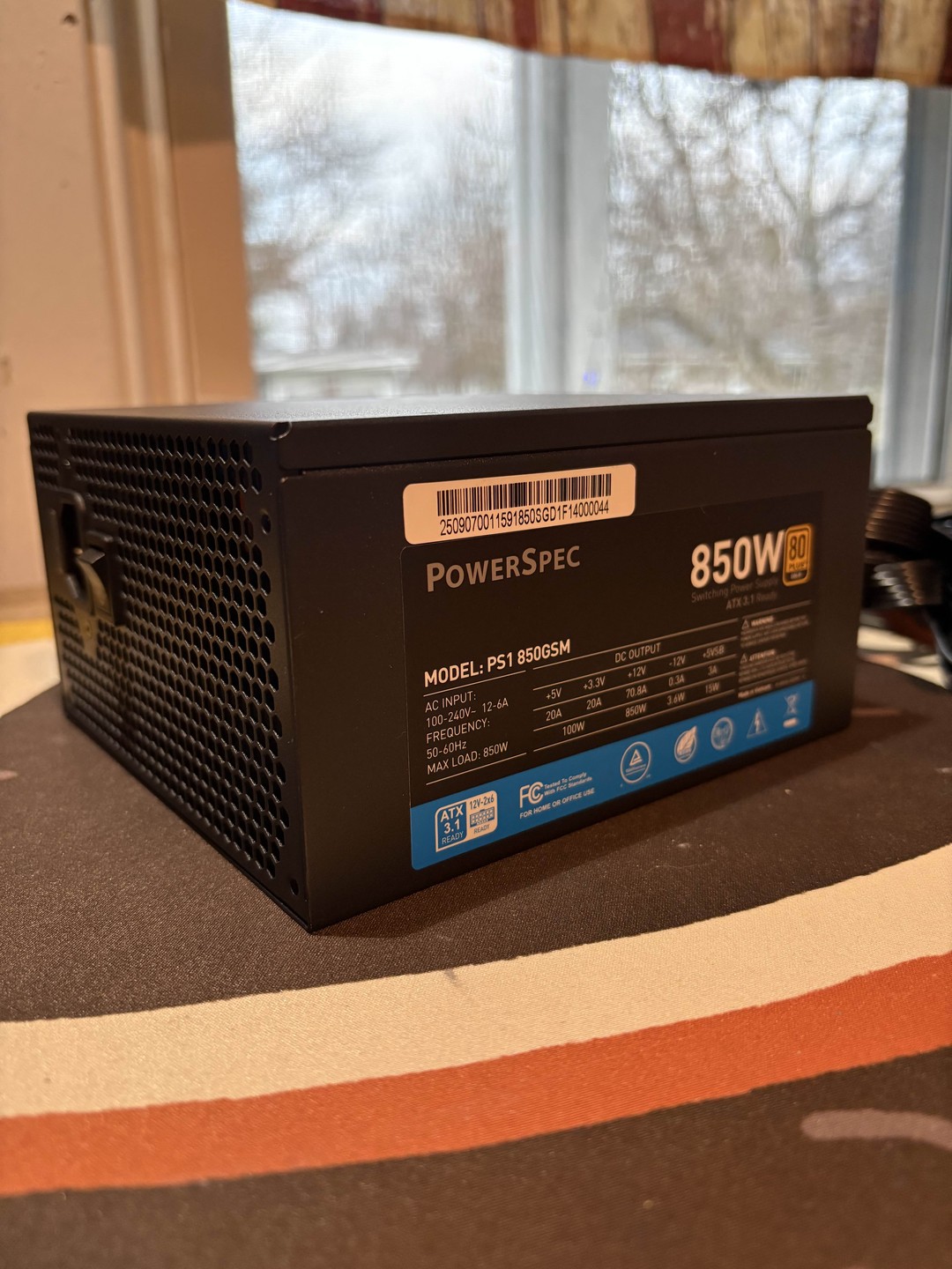 Powerspec 850W Semi-Modular ATX 3.1 GOLD !!!12VHPWR!!! | Jawa