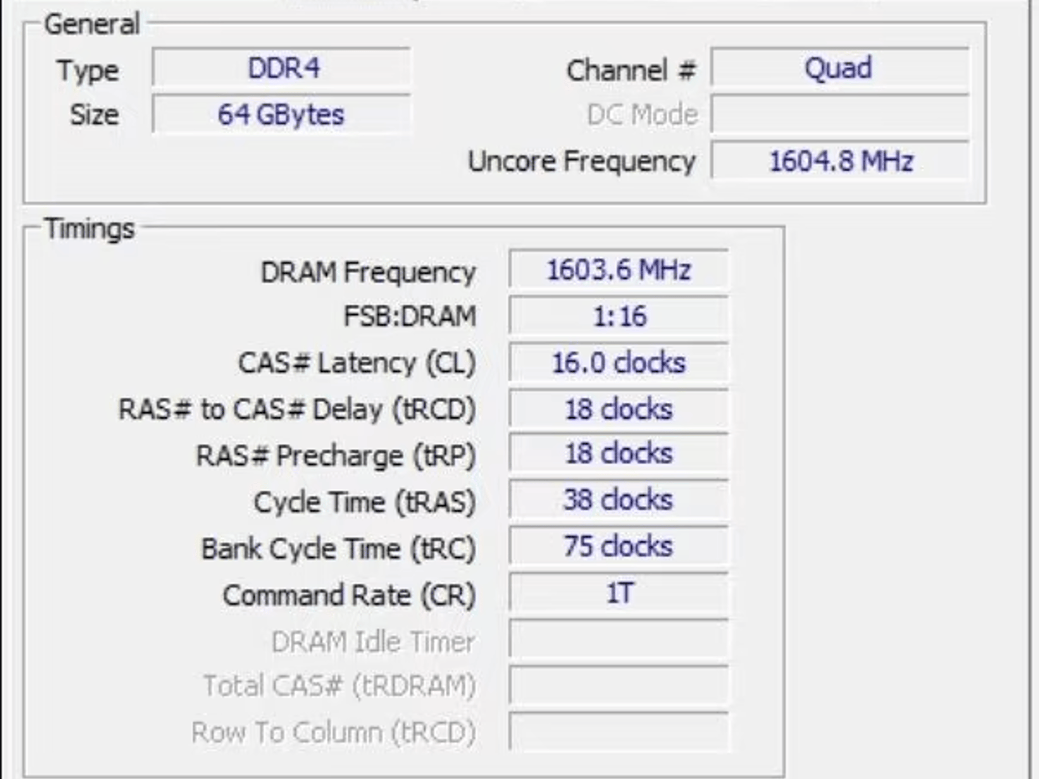 64GB(8x8GB) of G.Skill DDR4 3200 memory Part number: F4-3200C16Q2-64GTZSK