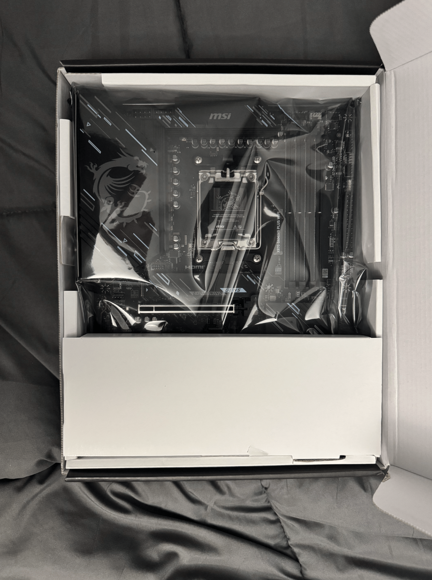 MSI x870 Gaming Plus Wifi Motherboard + Ryzen 9 7900X 12 Core 4.7Ghz Base CPU