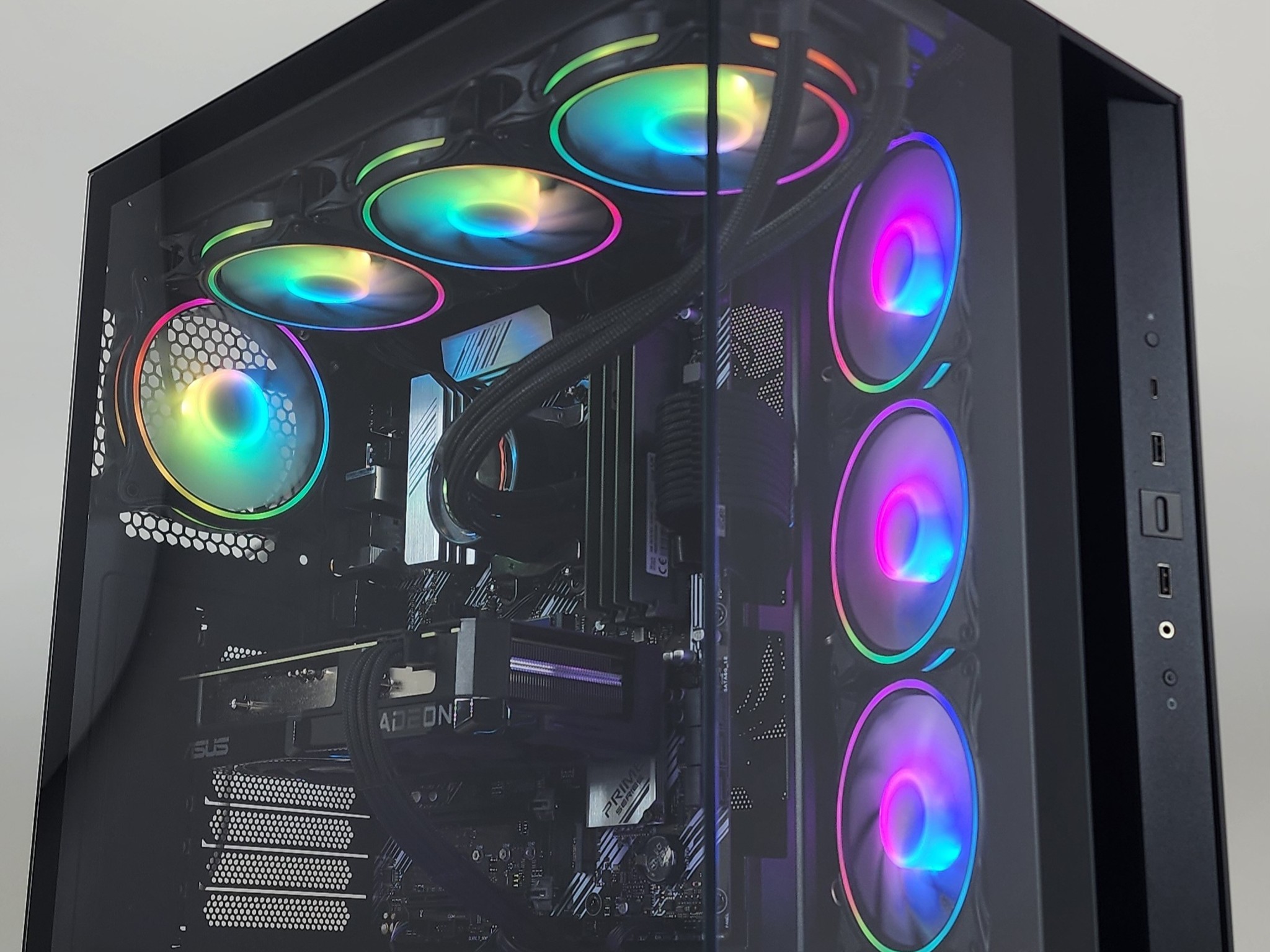 Gaming PC Ryzen 9 5900X 16GB RAM 1TB SSD RX 7600 XT 16GB Windows 11 Computer