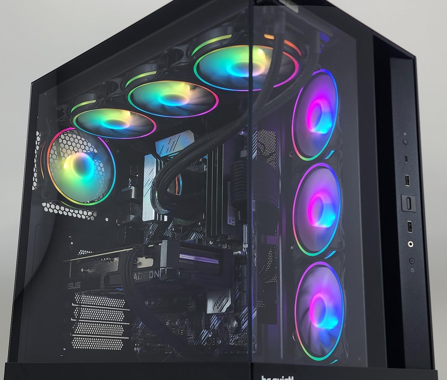 Gaming PC Ryzen 9 5900X 16GB RAM 1TB SSD RX 7600 XT 16GB Windows 11 Computer