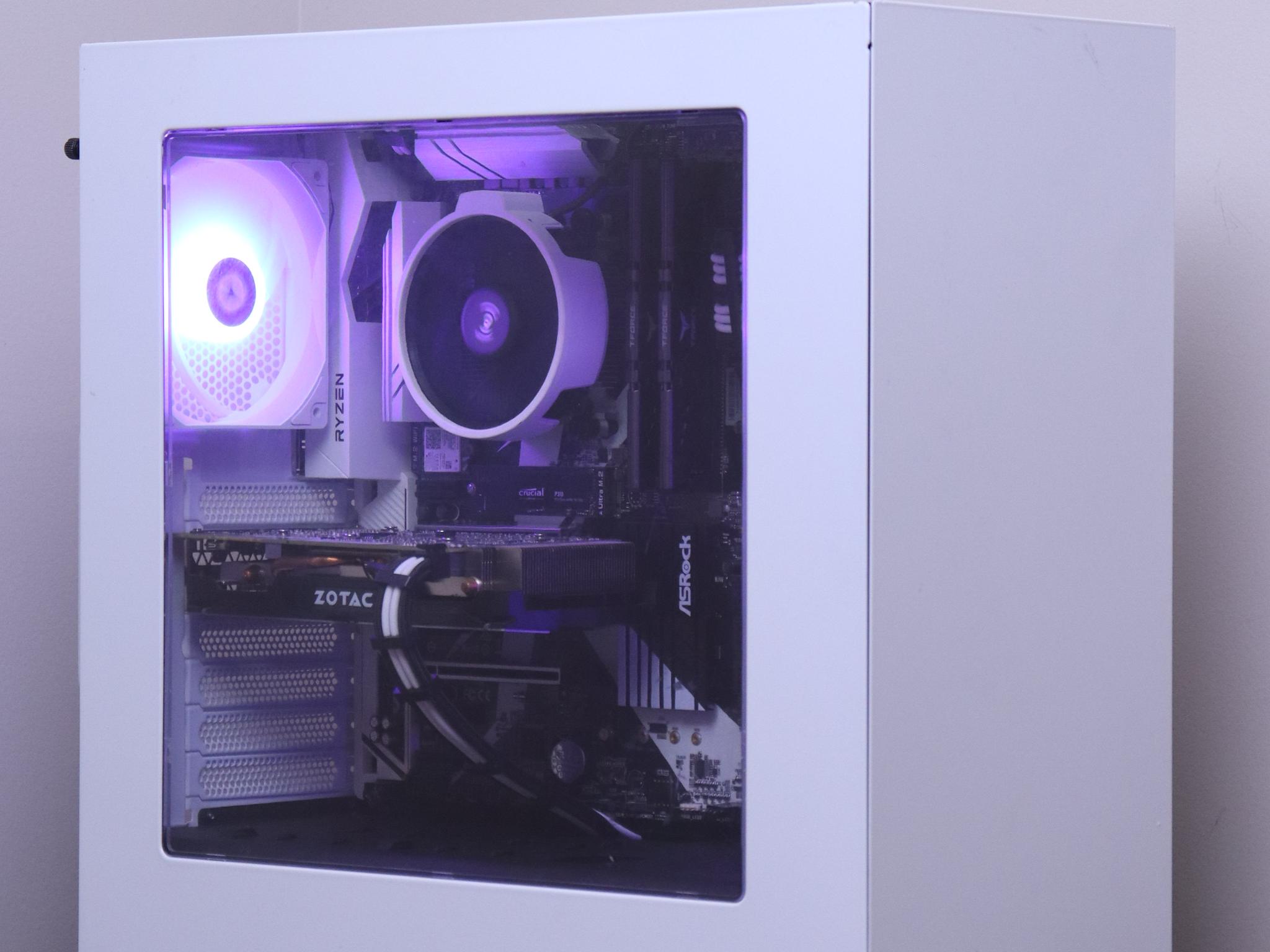 Black and White NVIDIA Gaming PC