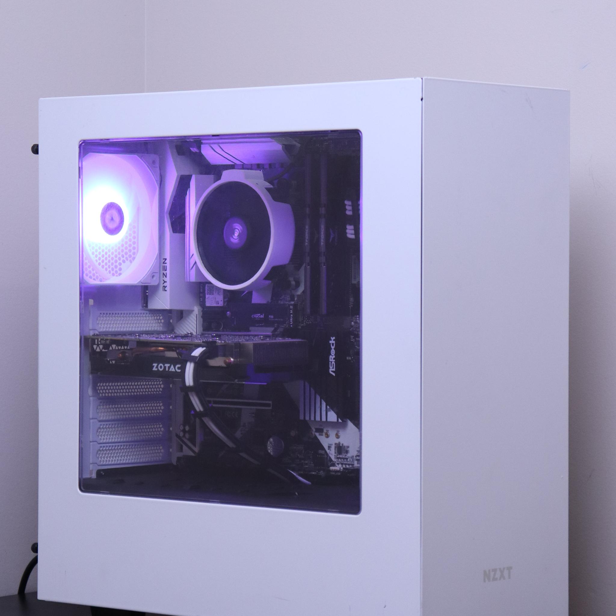 Black and White NVIDIA Gaming PC