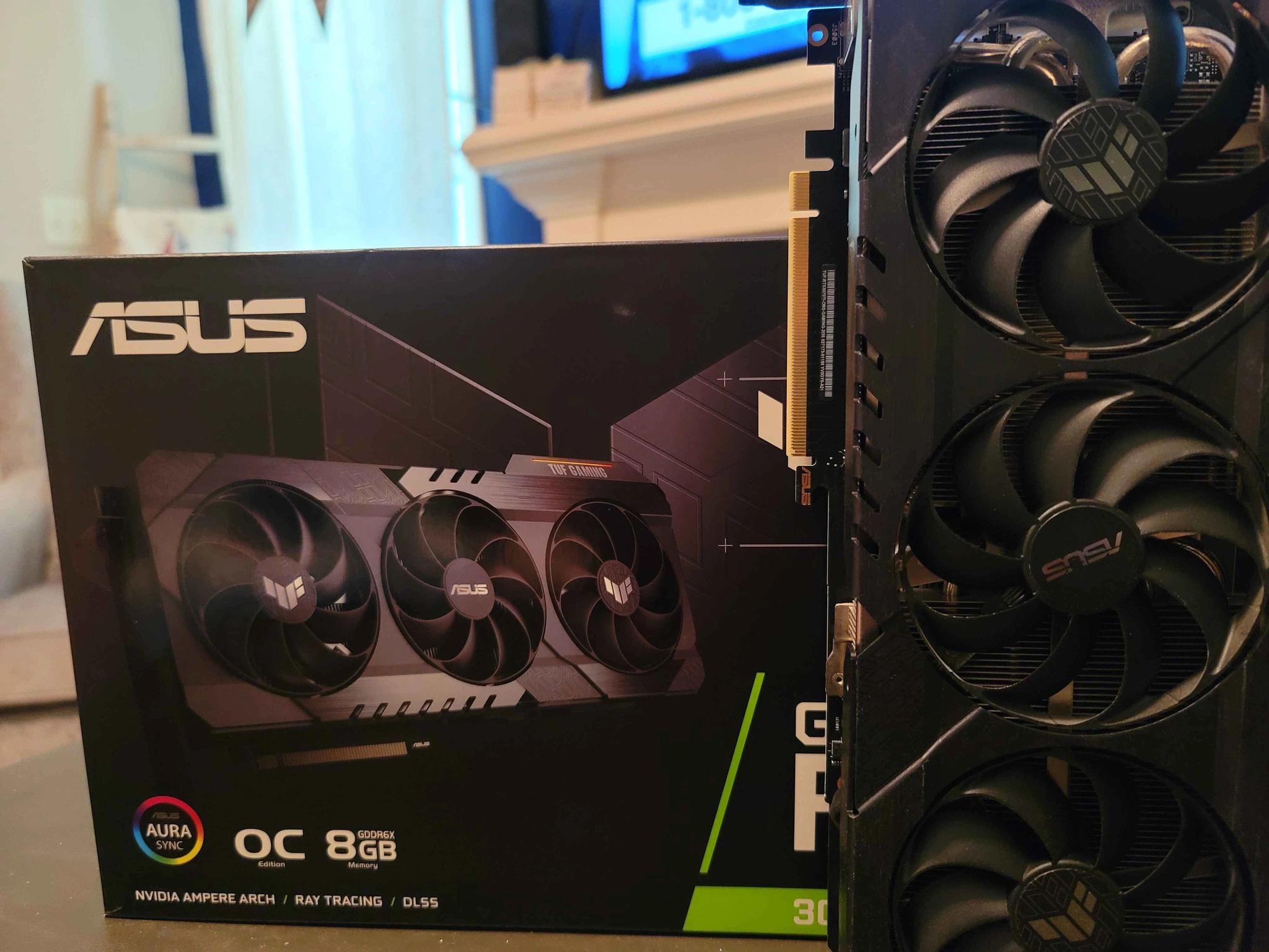 3070 Ti ASUS TUF Gaming GPU - Like New with Box.