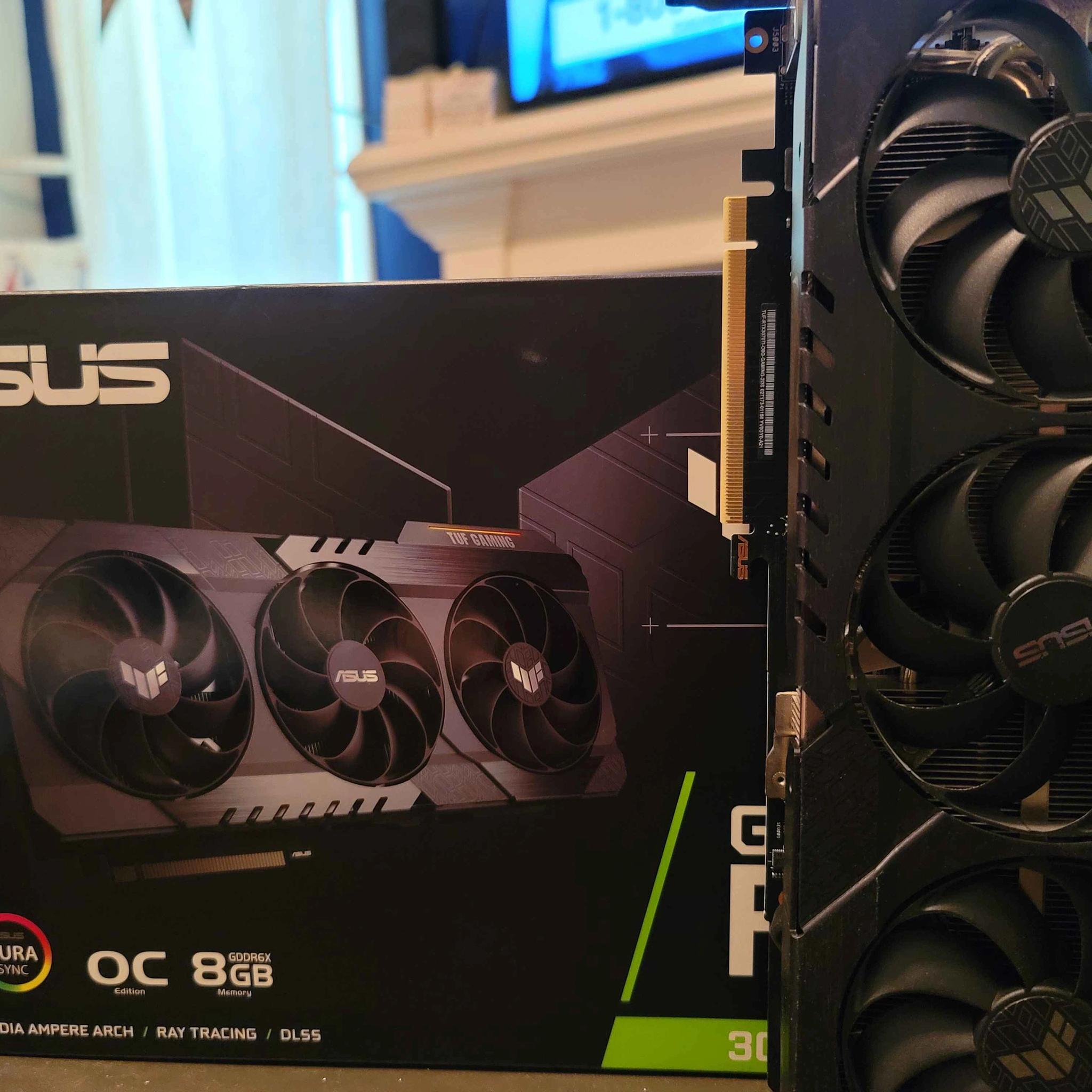 3070 Ti ASUS TUF Gaming GPU - Like New with Box.