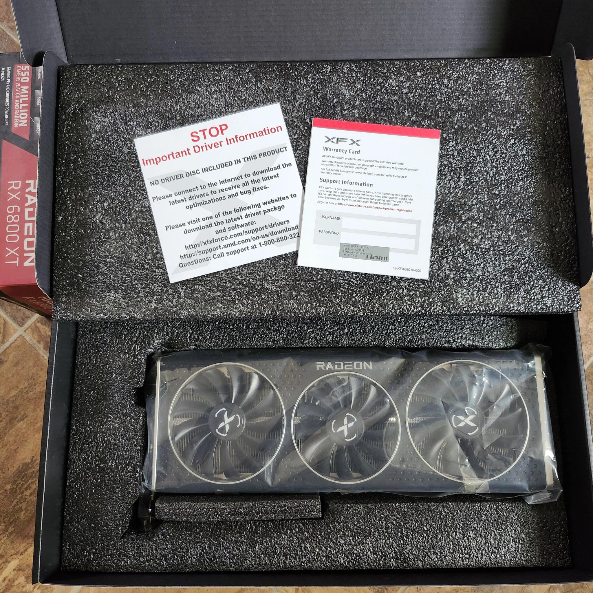XFX Speedster MERC319 Radeon RX 6800 XT