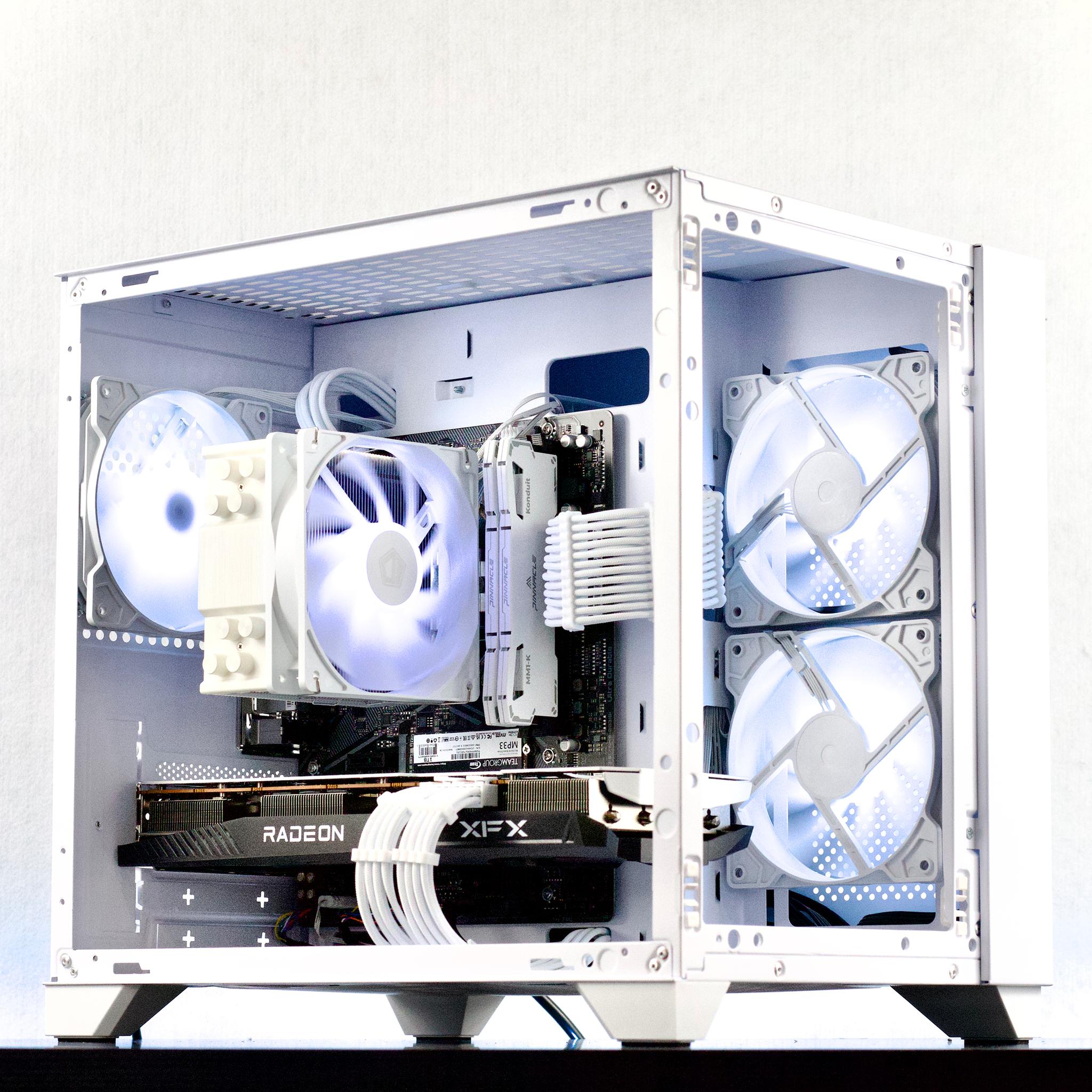 🐻‍❄️🤍☃️ Gaming PC - RX 6700 10G ❄️ Ryzen 5 3600 ❄️ 16GB DDR4 ❄️ 1TB NVMe SSD