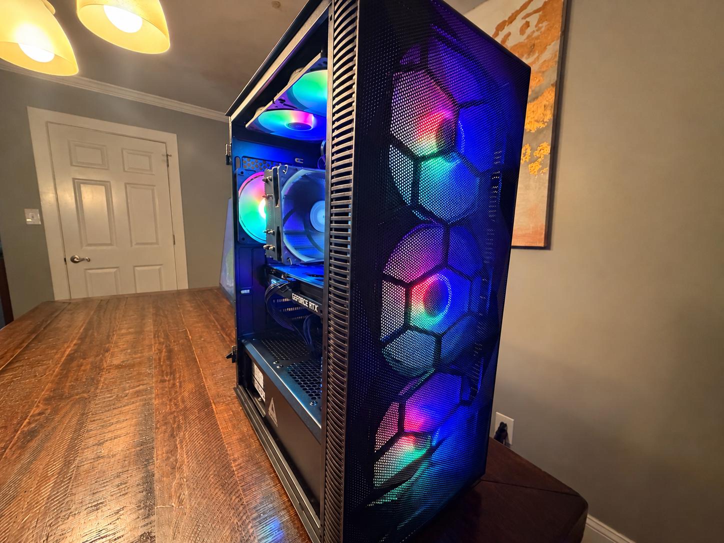 GeForce RTX 3060 Custom Gaming PC - Ryzen 5 7600X, 32GB RAM, 1TB NVMe SSD