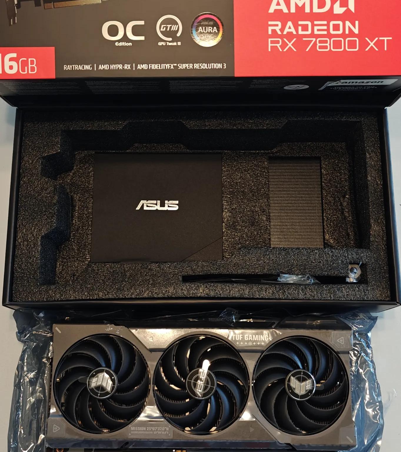 ASUS TUF Gaming RX 7800 XT OC Edition 16GB GDDR6