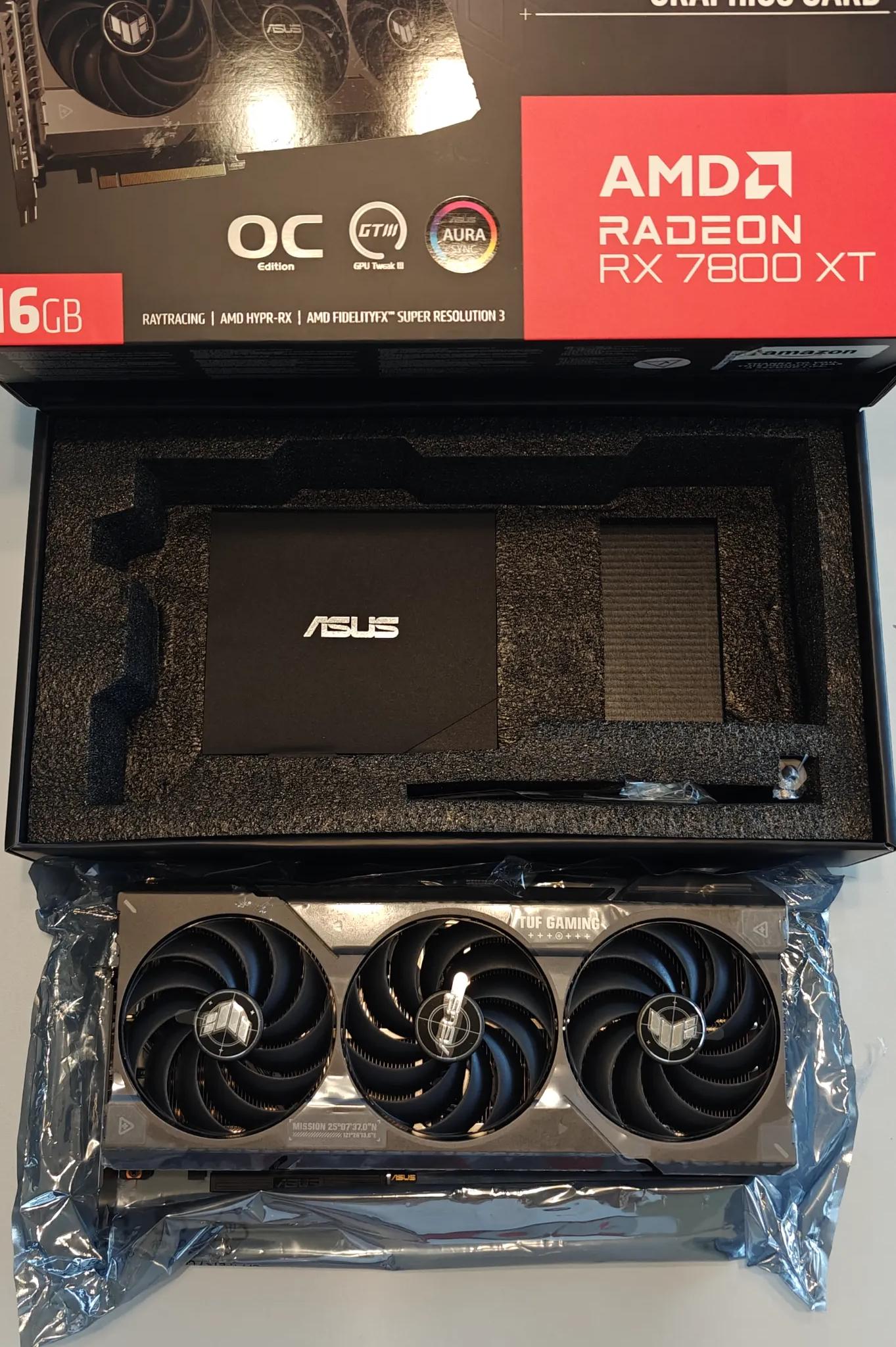 ASUS TUF Gaming RX 7800 XT OC Edition 16GB GDDR6
