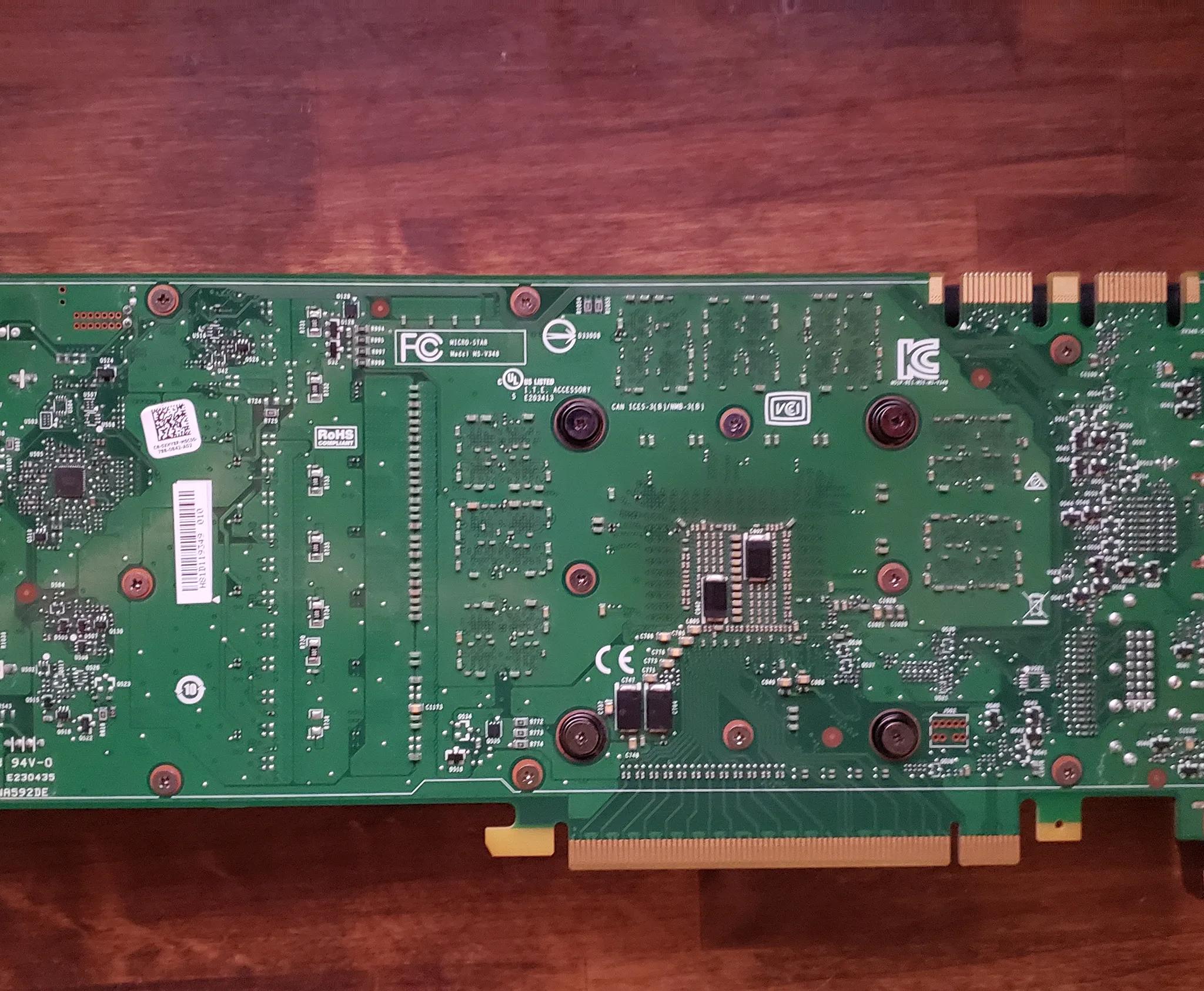 DeLL Geforce GTX 1080 graphics card