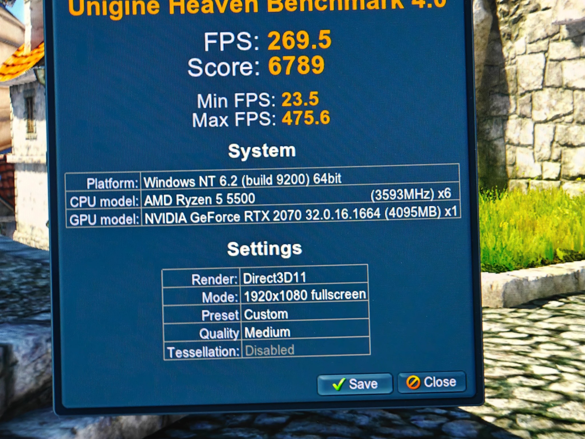 GAMING PC| AMD RYZEN 5 5500|NVIDIA RTX 2070 8GB|16GB DDR4 3600|1TB NVME SSD|WINDOWS 11 HOME ACTIVE