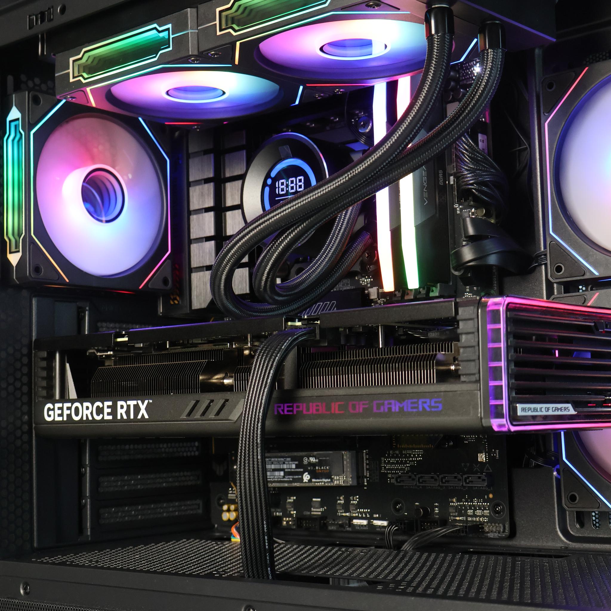 ⚫ Ryzen 5 9600X/RTX 4070 12GB Gaming/Streaming PC ⚫