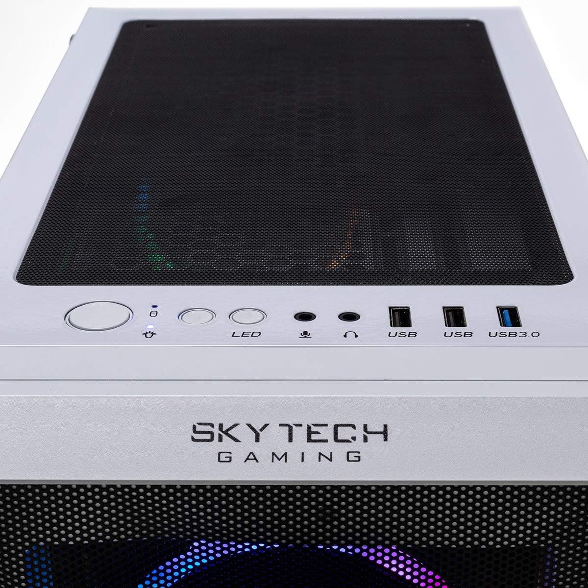 Skytech Chronos Gaming PC Desktop - AMD Ryzen 7 3700X, NVIDIA RTX 2070 Super 8GB, 32GB DDR4(2X 16GB)