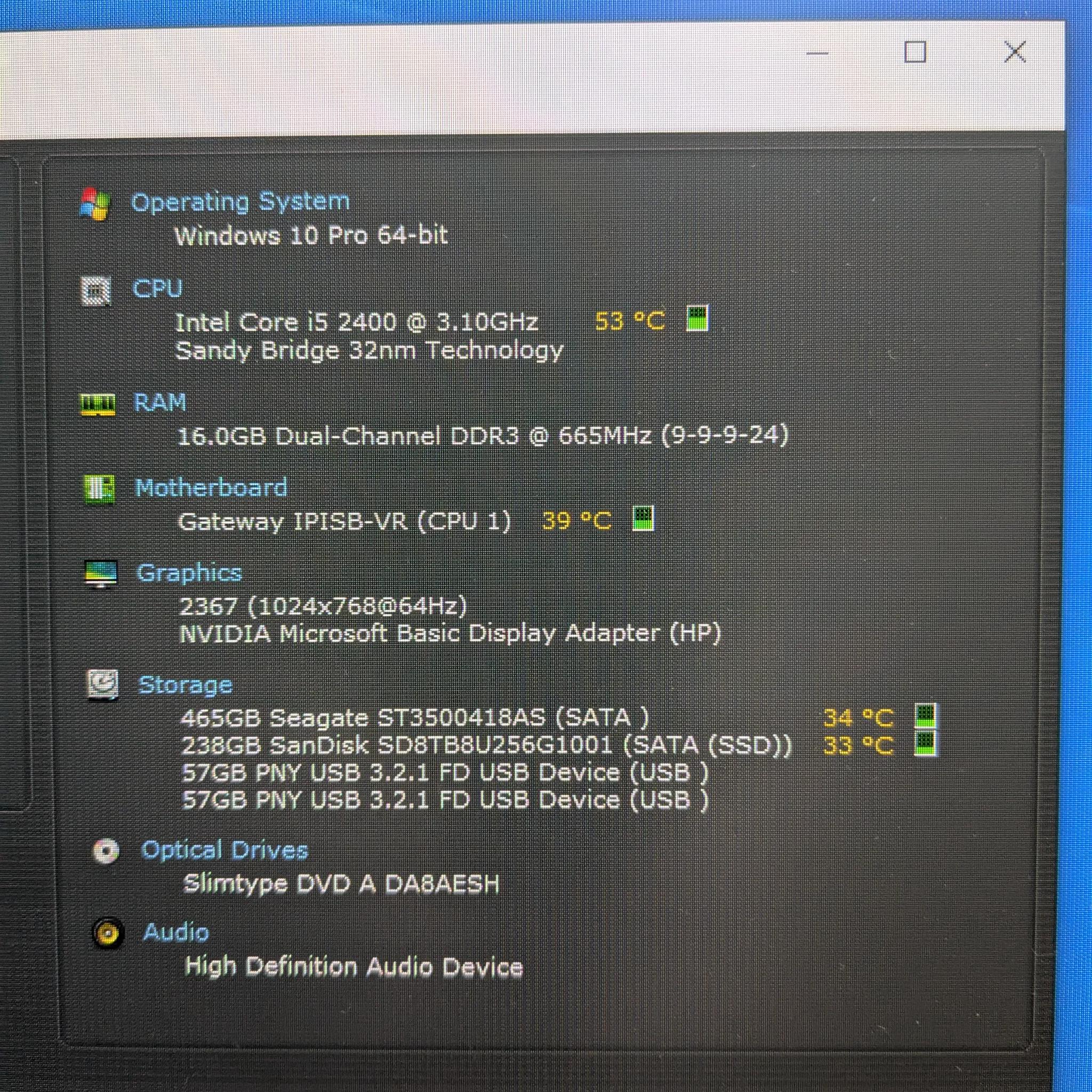60 FPS Fortnite | 180 Day Warranty | Xeon E3 (i5-2400), 16GB RAM, 256 GBSSD, 2GB Nvidia, Win10, WiFi