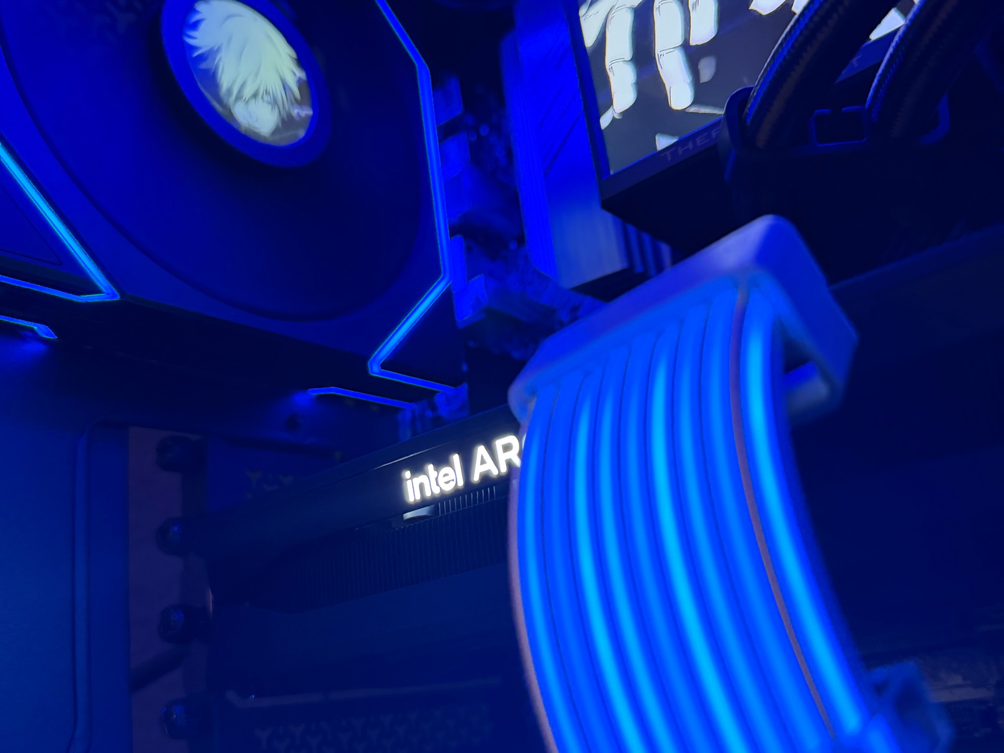 Premium Anime Showcase Gaming PC | Ryzen 5 5600X3D | Arc B580 12GB | 32GB RGB | 1TB Samsung | 360AIO