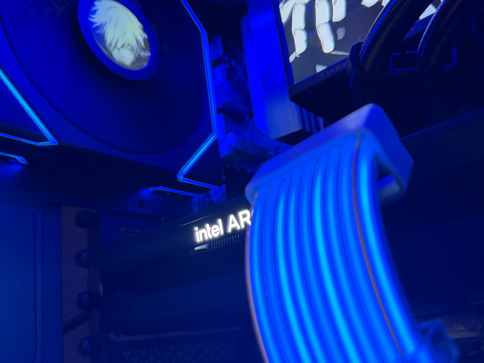 Premium Anime Showcase Gaming PC | Ryzen 5 5600X3D | Arc B580 12GB | 32GB RGB | 1TB Samsung | 360AIO