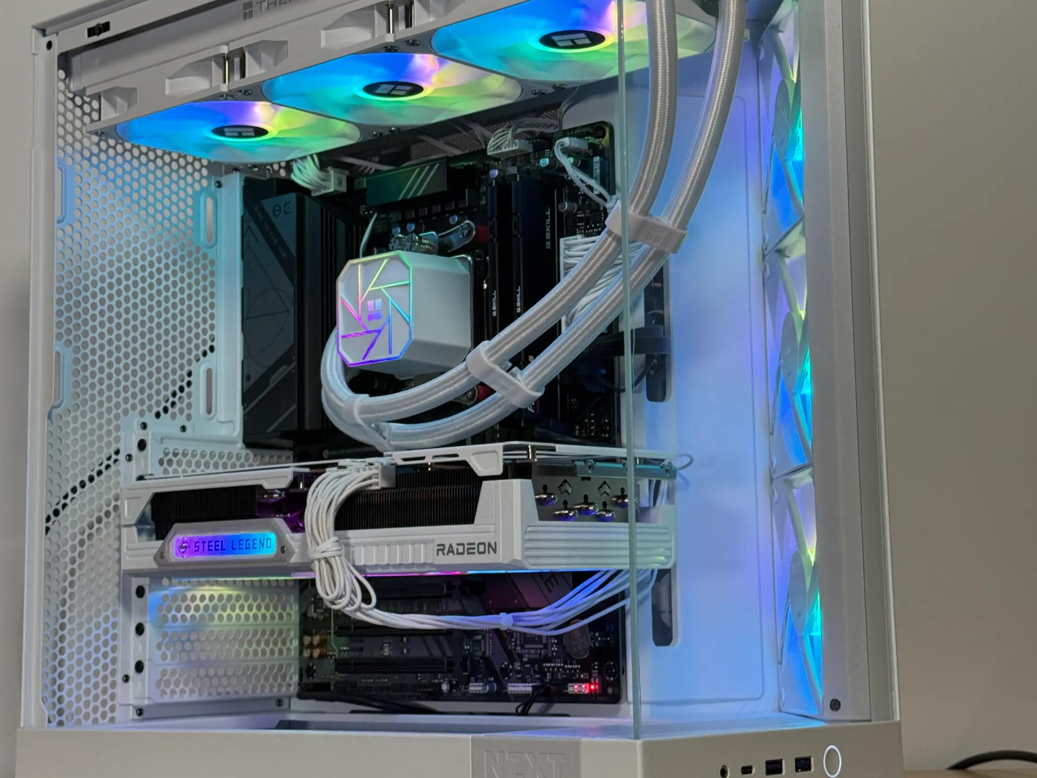 RX 9070XT STEEL LEGEND Ryzen 7 7800x3d Gaming PC