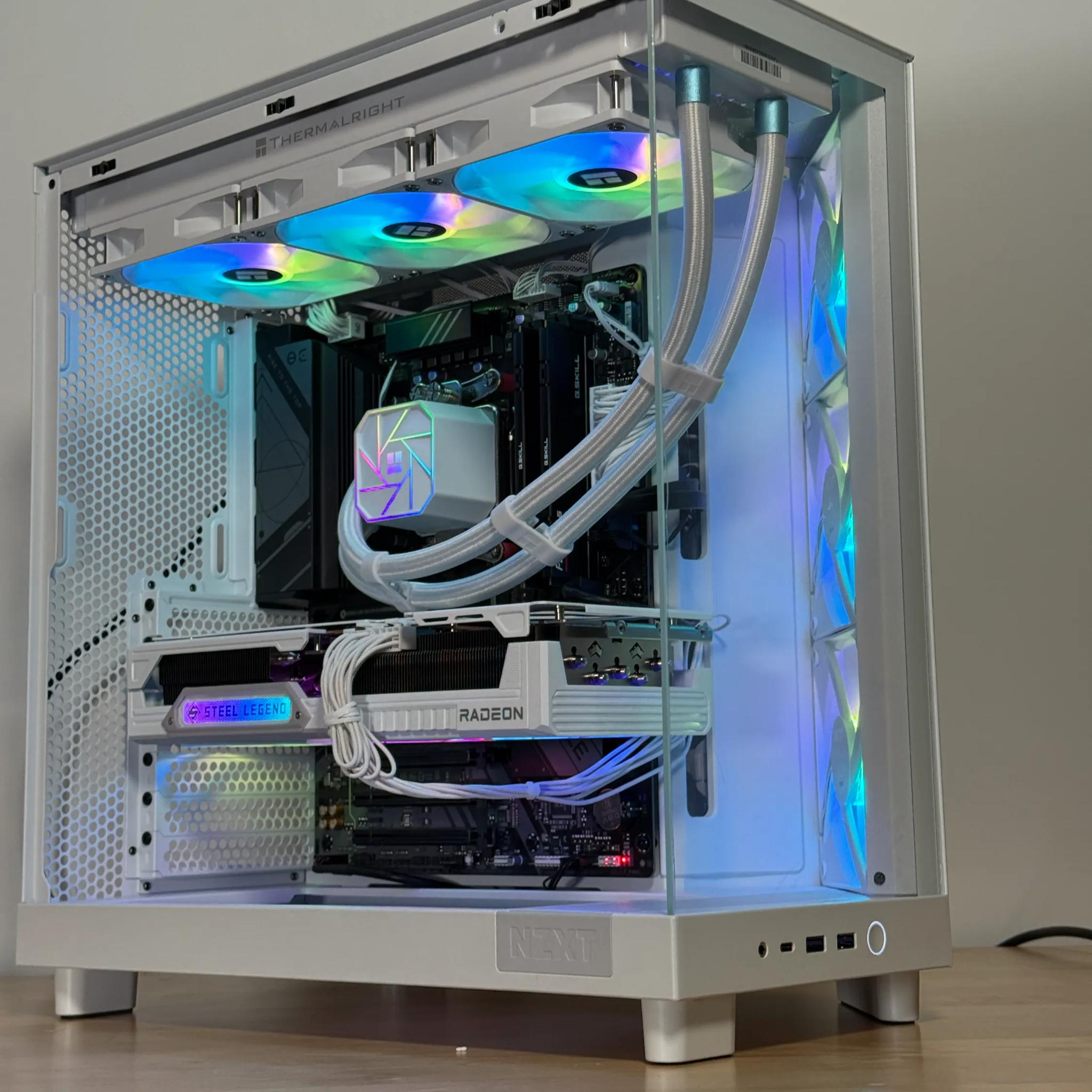 RX 9070XT STEEL LEGEND Ryzen 7 7800x3d Gaming PC