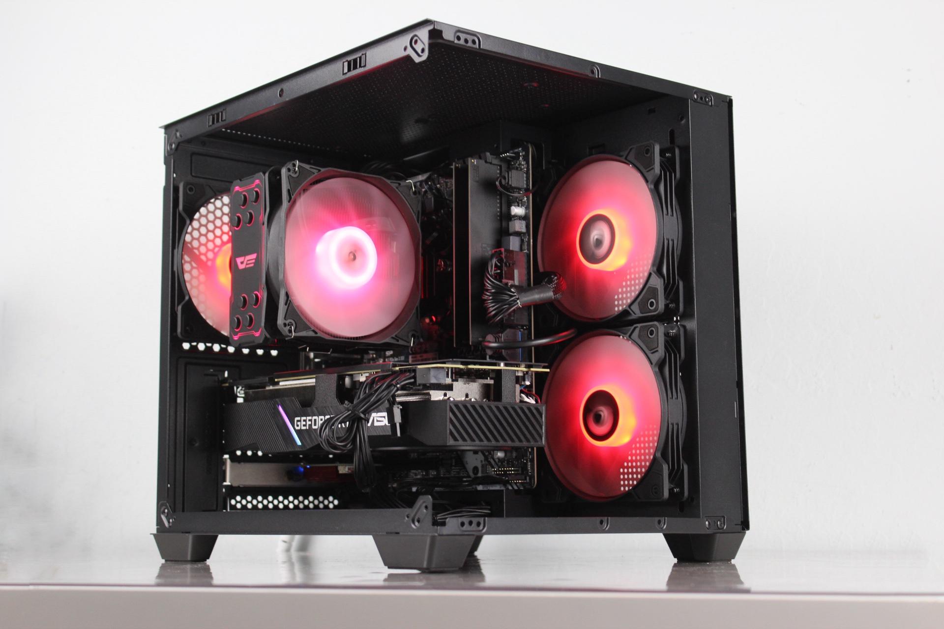 Powerful Black Gaming PC – RTX 2080, Intel i7 9700F, 16GB DDR4, 1TB NVMe SSD - RGB/WiFi/BlueTooth