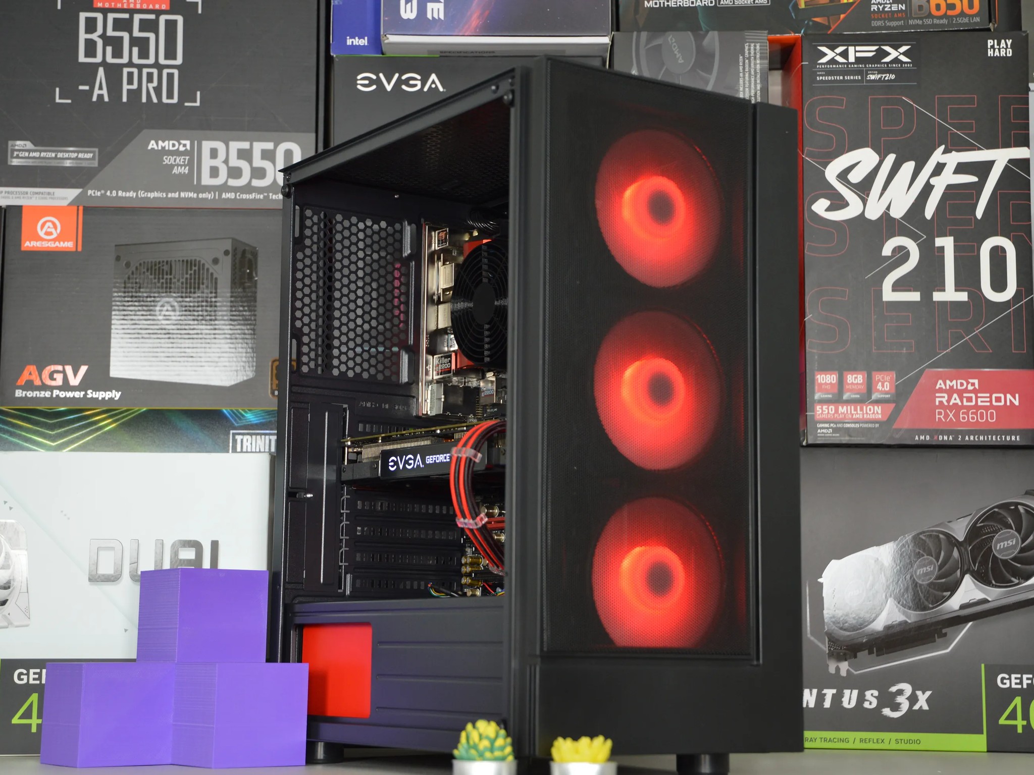 🥊🥊| GTX 1060 3GB | INTEL i5-4690K | 16GB RAM | 512GB NVME SSD | Crimson Punisher |