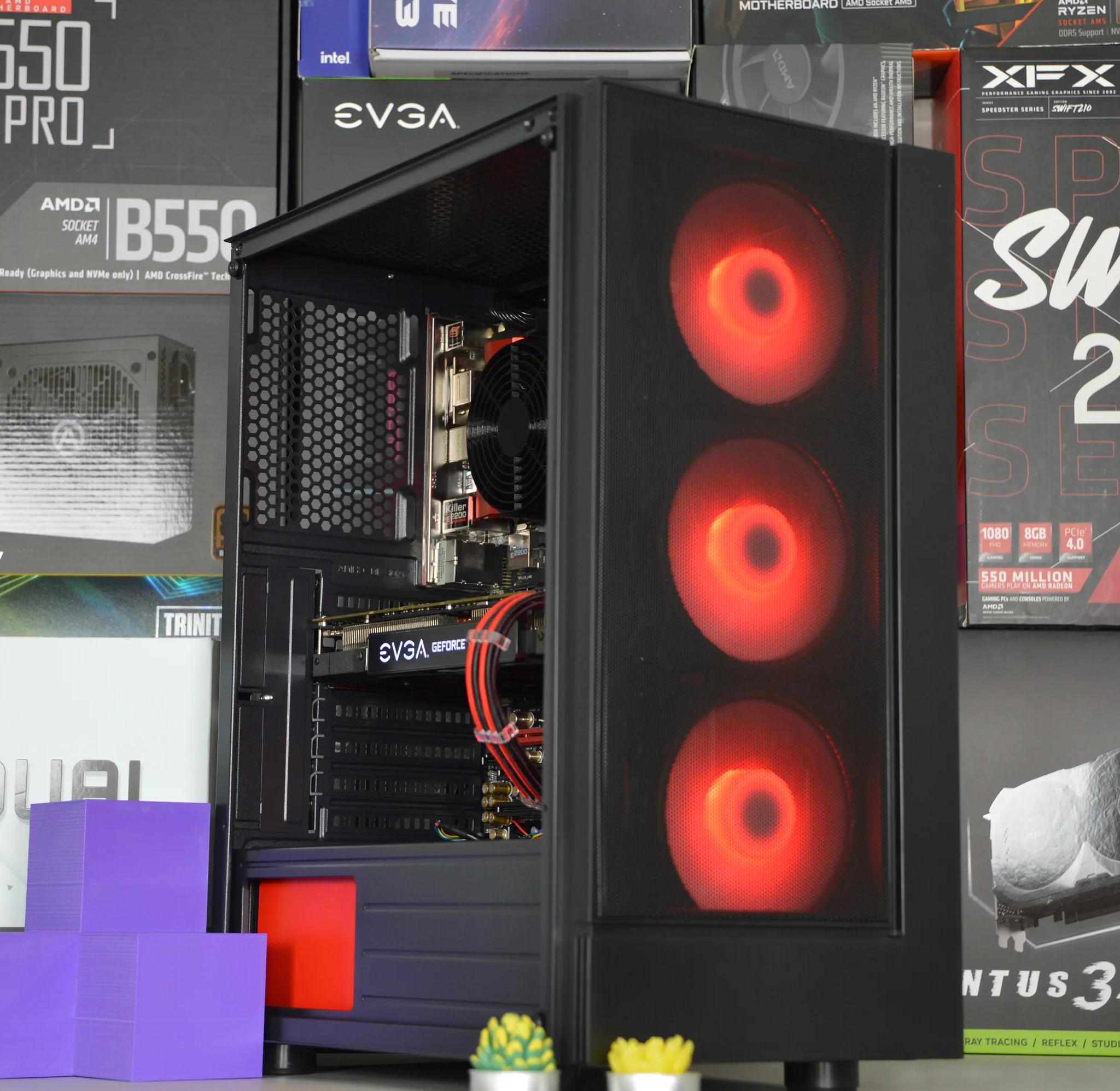 🥊🥊| GTX 1060 3GB | INTEL i5-4690K | 16GB RAM | 512GB NVME SSD | Crimson Punisher |