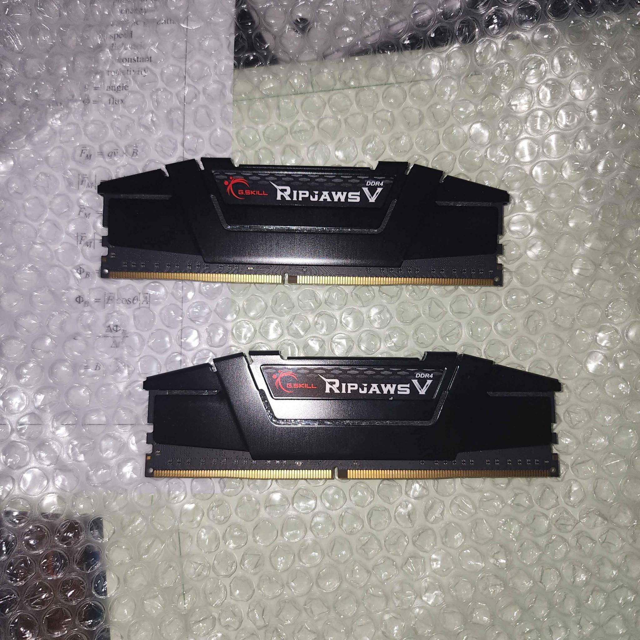 G.SKILL Ripjaws V Series (Intel XMP) DDR4 RAM 16GB (2x8GB) 3600MT/s CL16-19-19-39 1.35V