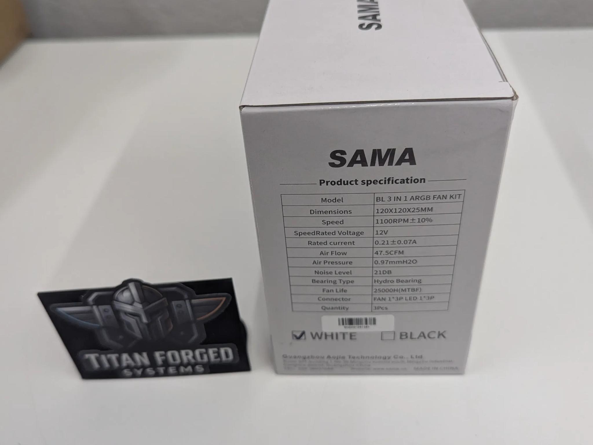 💨 SAMA BLW 3-in-1 ARGB PC Case Fans | 120mm | Fan Hub Included