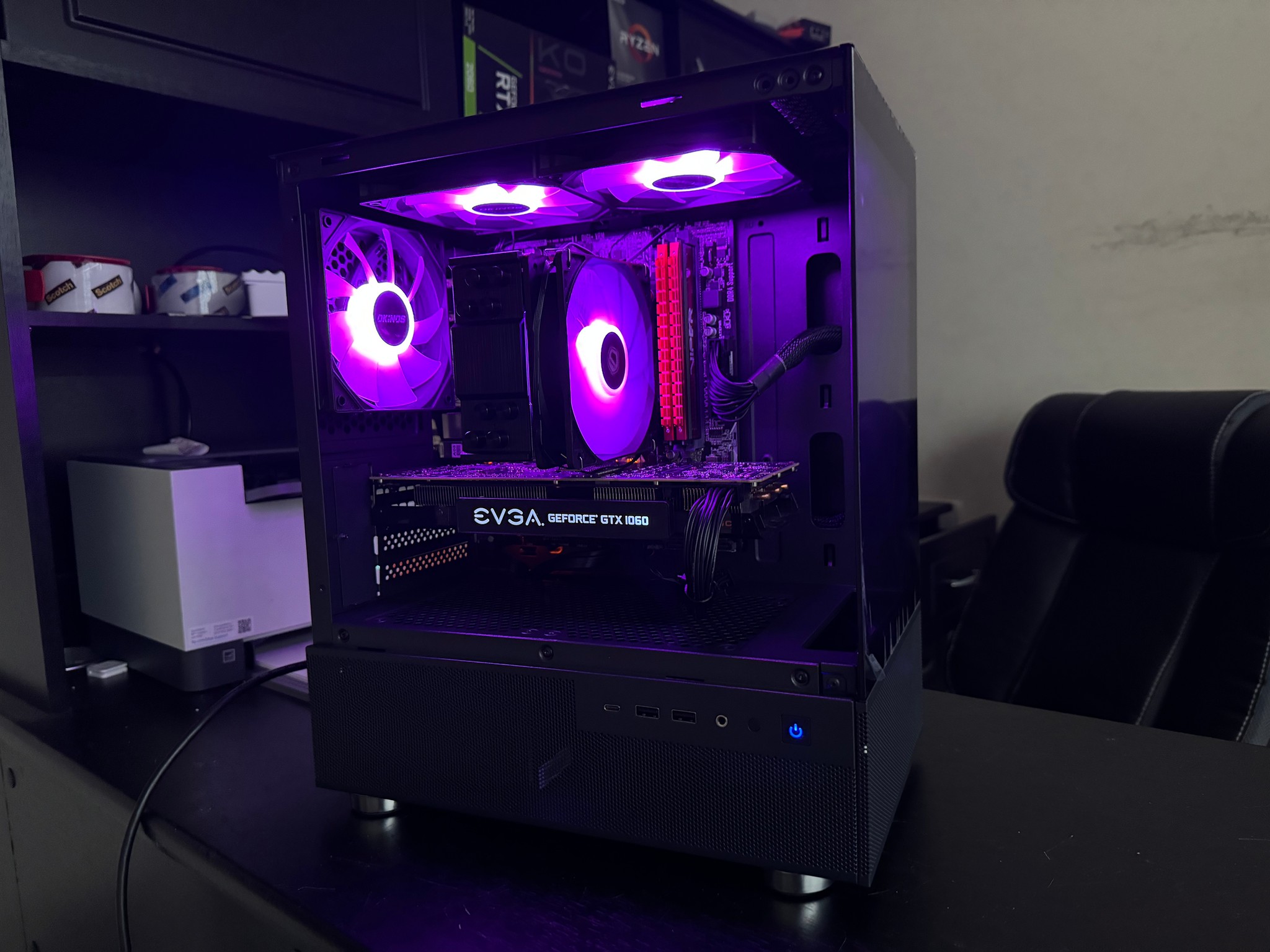 1080P Gaming Pc- Gtx 1060 6gb, Ryzen 5 2600